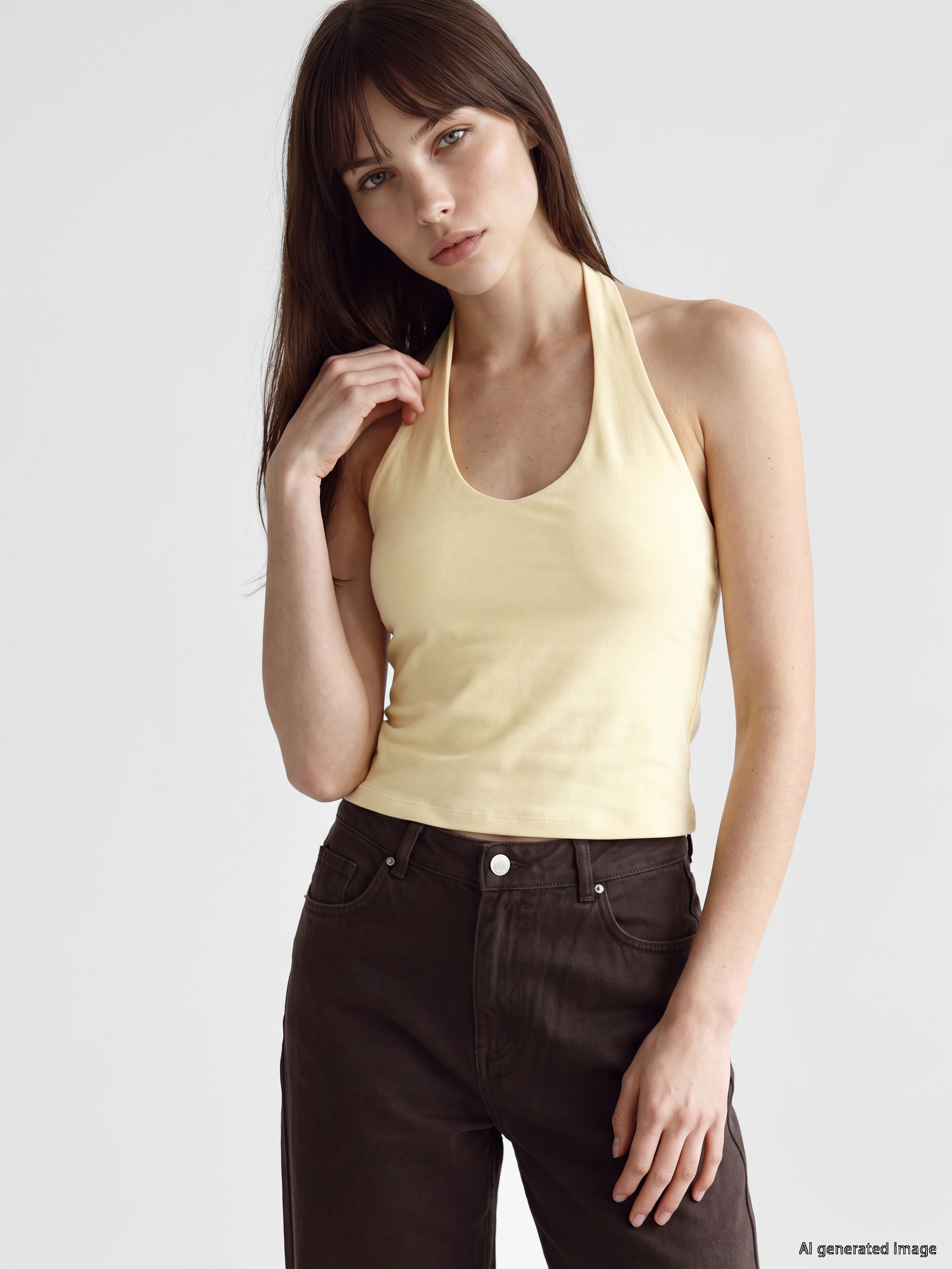 LCW Vision Halter Yaka Kadın Atlet