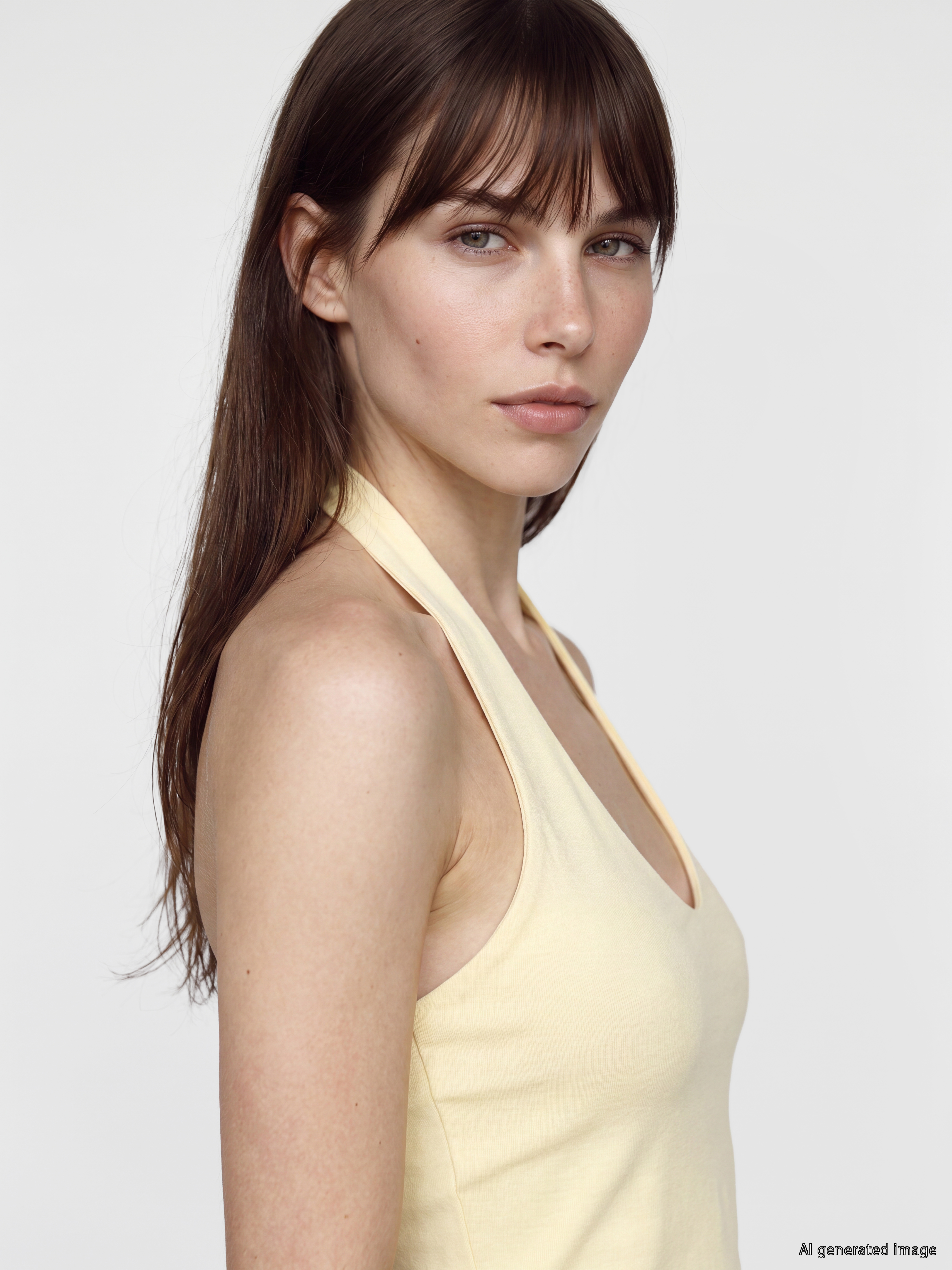 LCW Vision Halter Yaka Kadın Atlet görsel 3