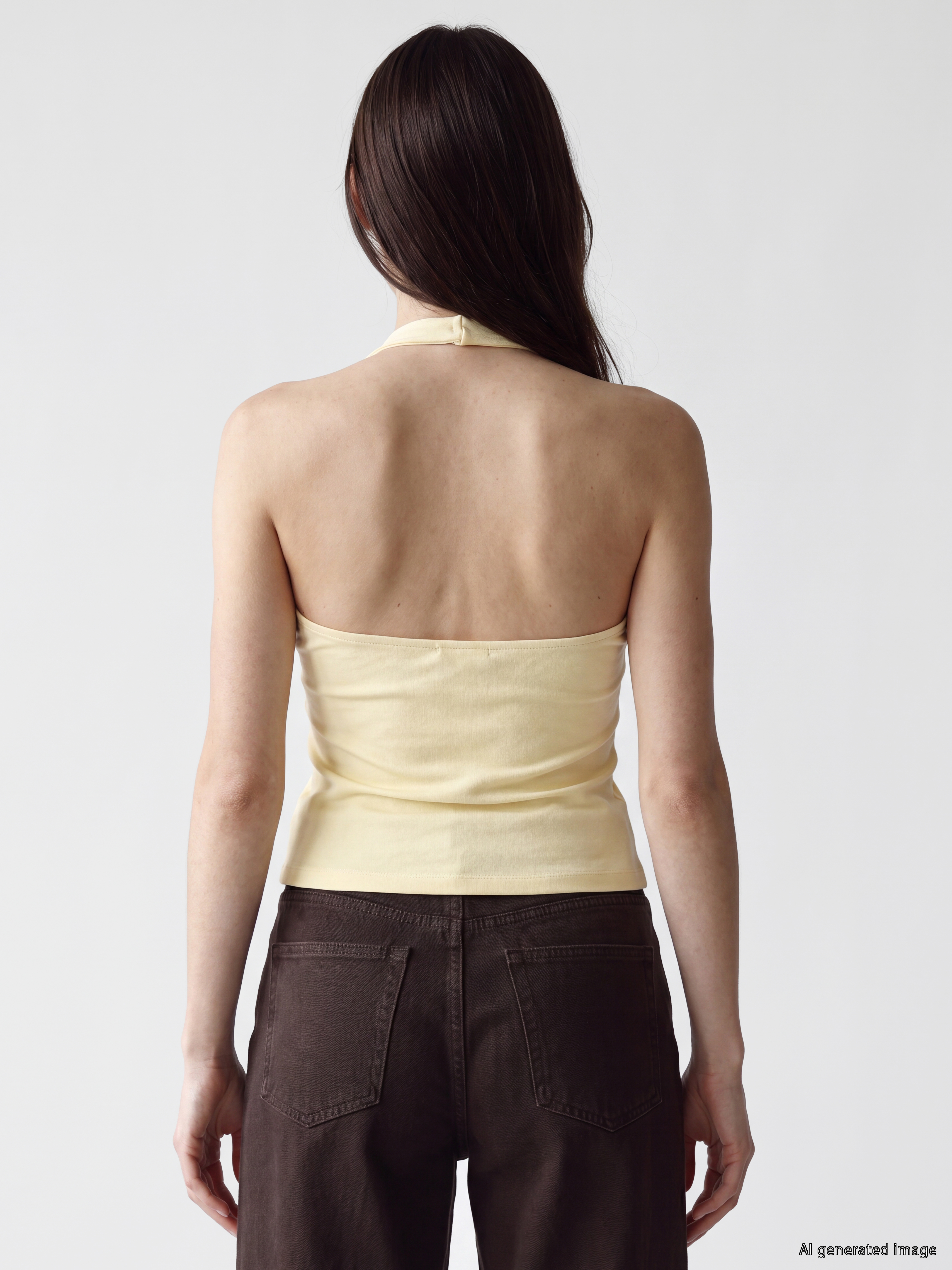 LCW Vision Halter Yaka Kadın Atlet görsel 4