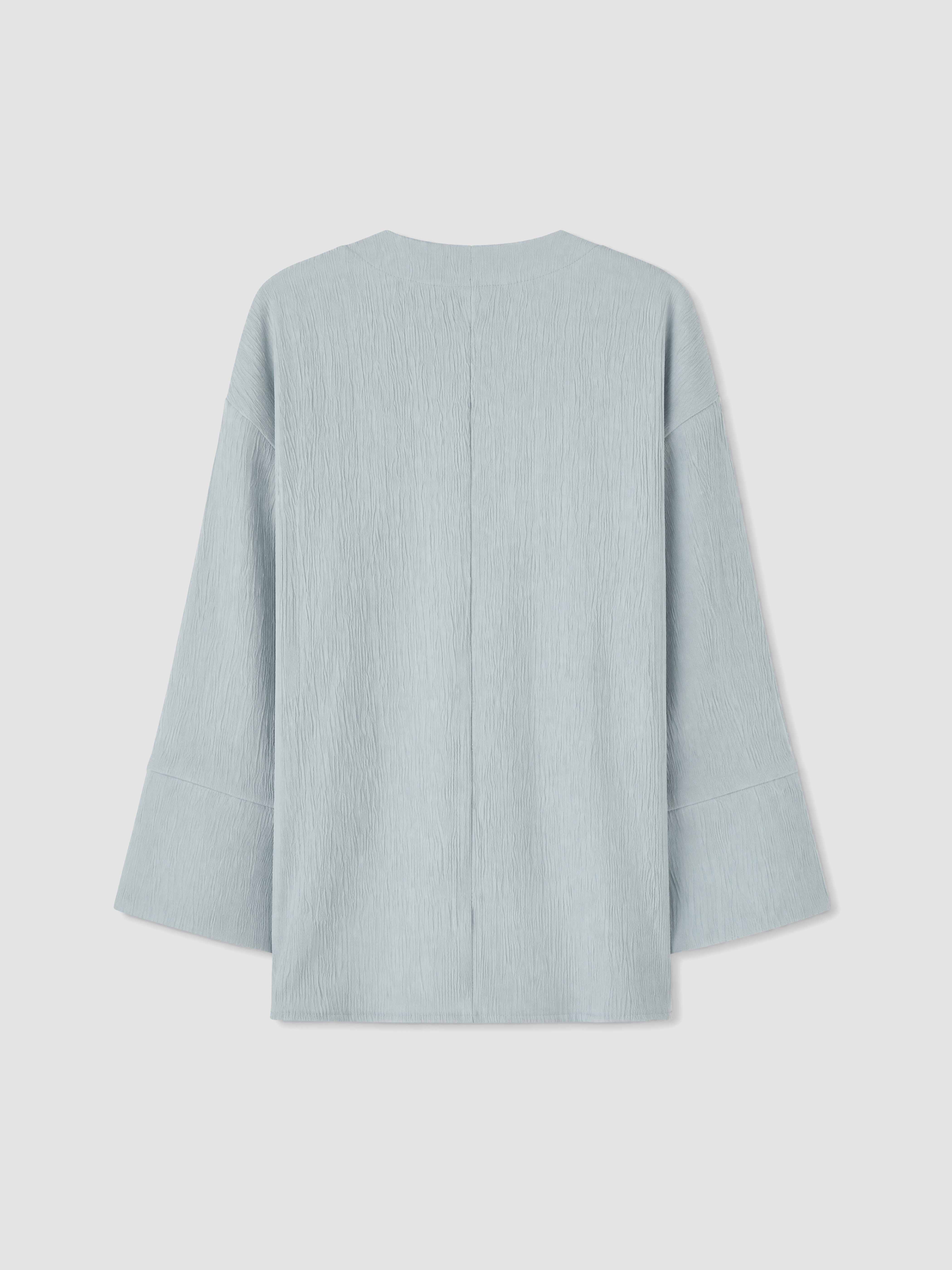 LCW Modest Kruvaze Yaka Oversize Kadın Kimono görsel 7