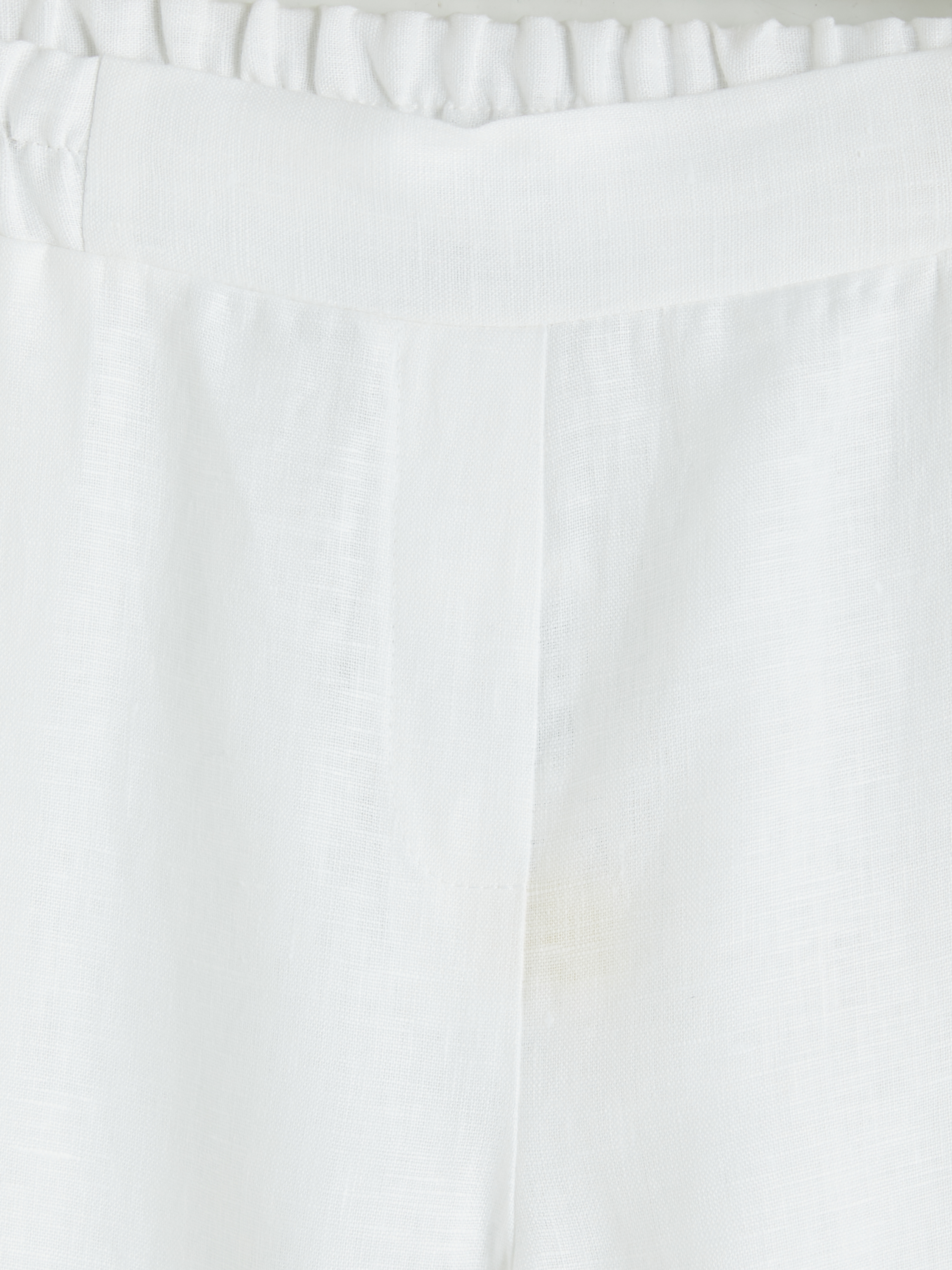 LCW EVERYDAY Beli Lastikli Kadın %100 Keten Pantolon görsel 6