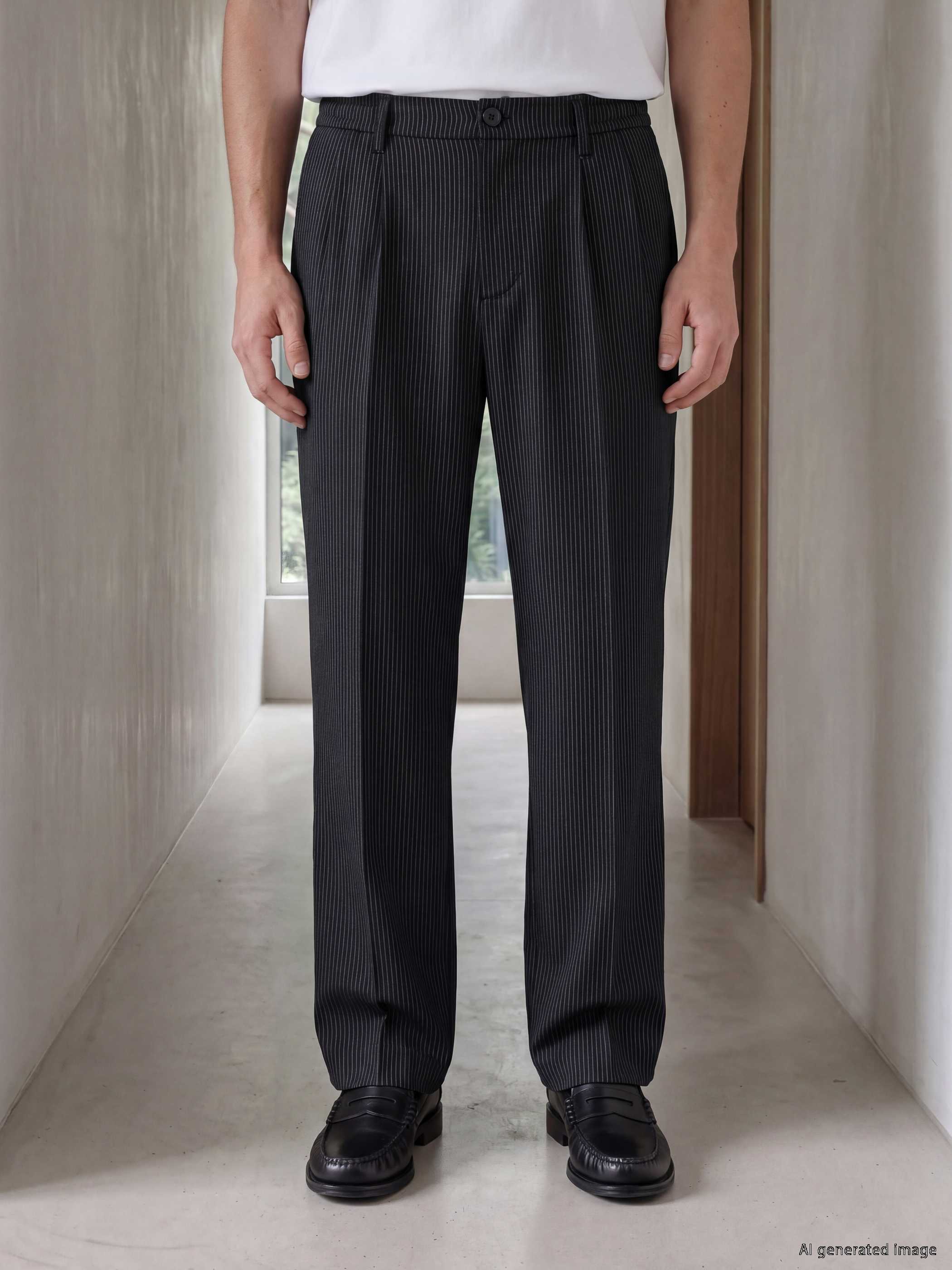 LCW Vision Regular Fit Erkek Pileli Pantolon görsel 2