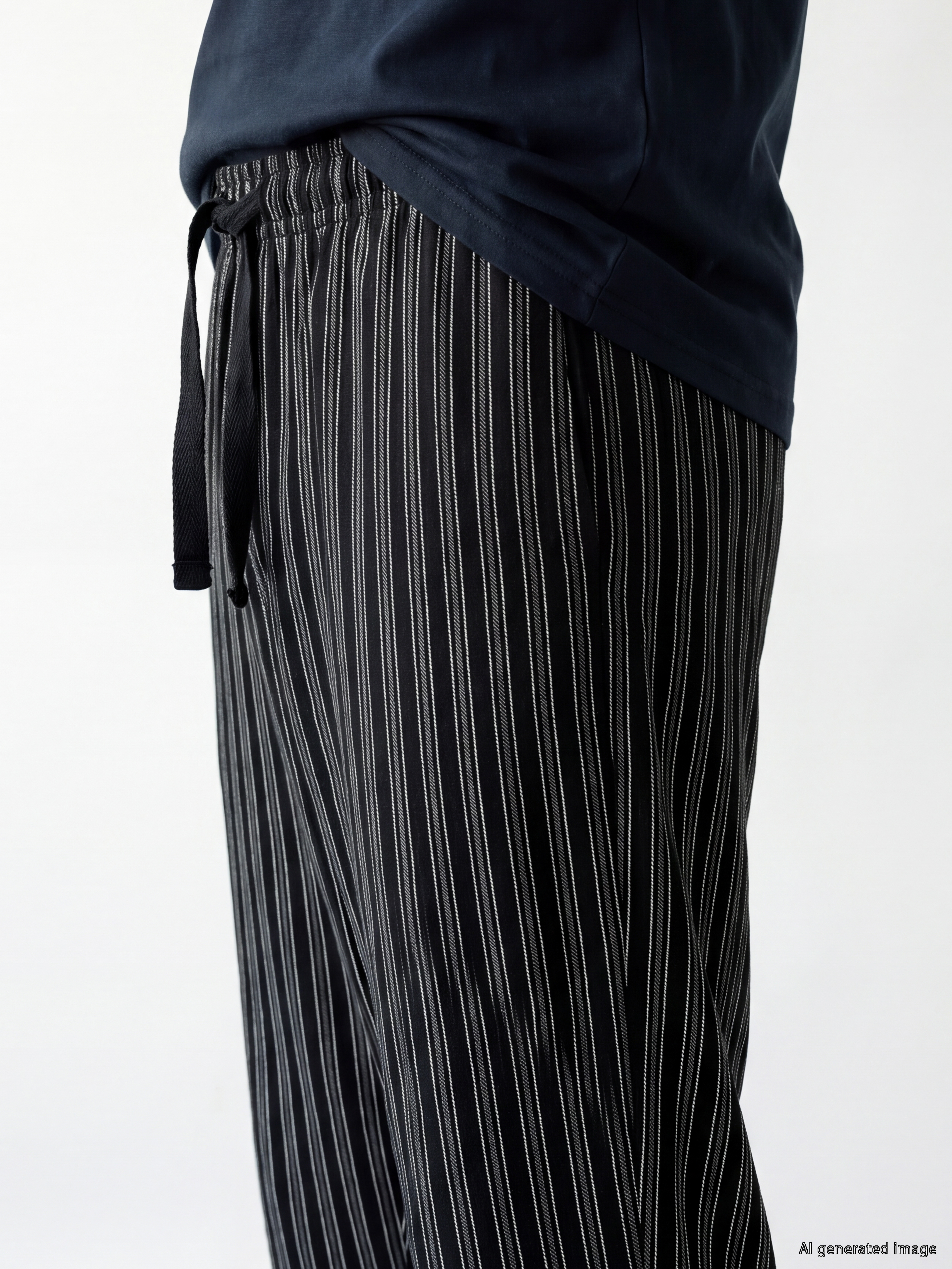 LC WAIKIKI Regular Fit Çizgili Erkek Pijama Altı görsel 3