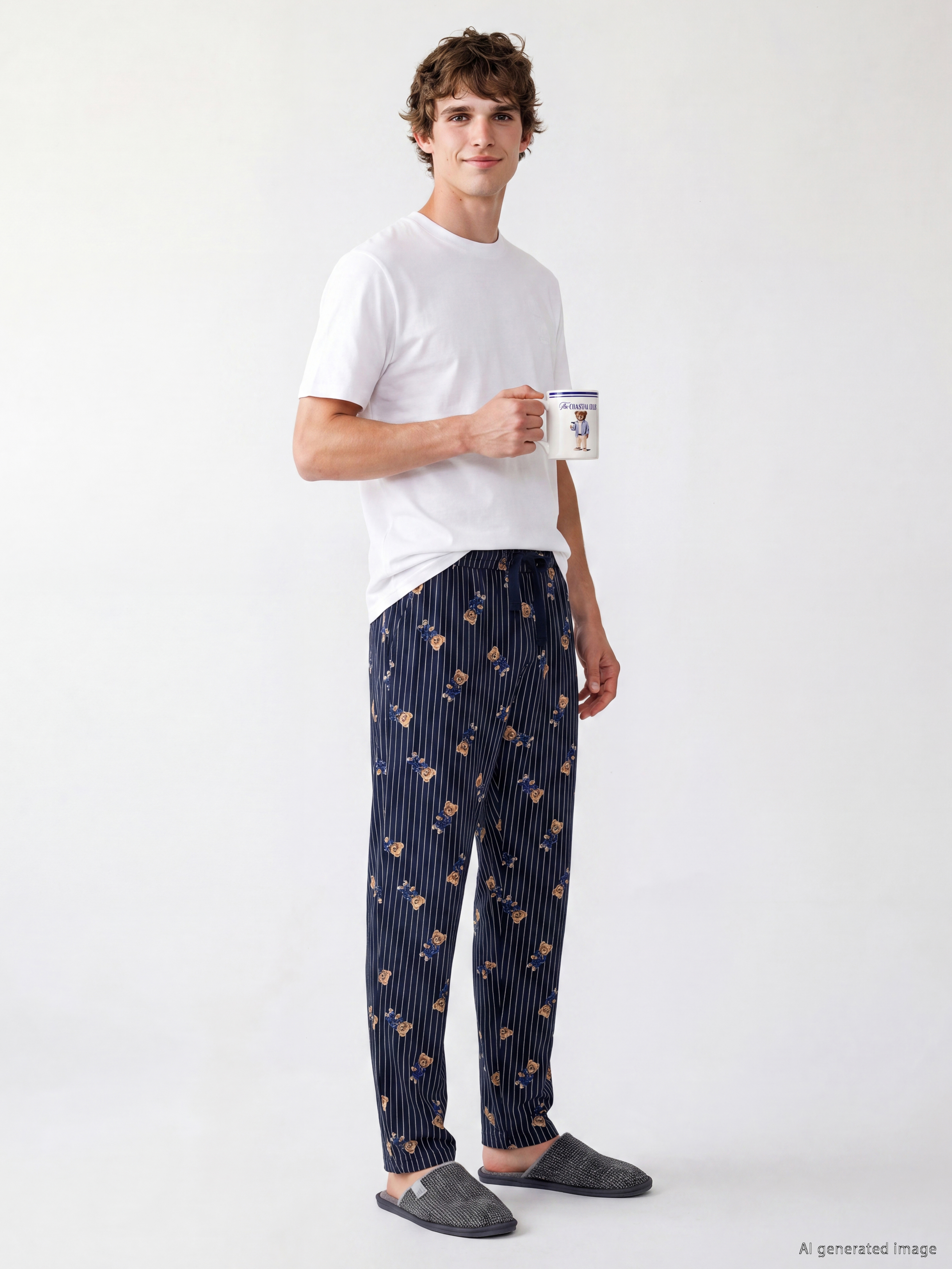 LC WAIKIKI Regular Fit Baskılı Erkek Pijama Altı görsel 2