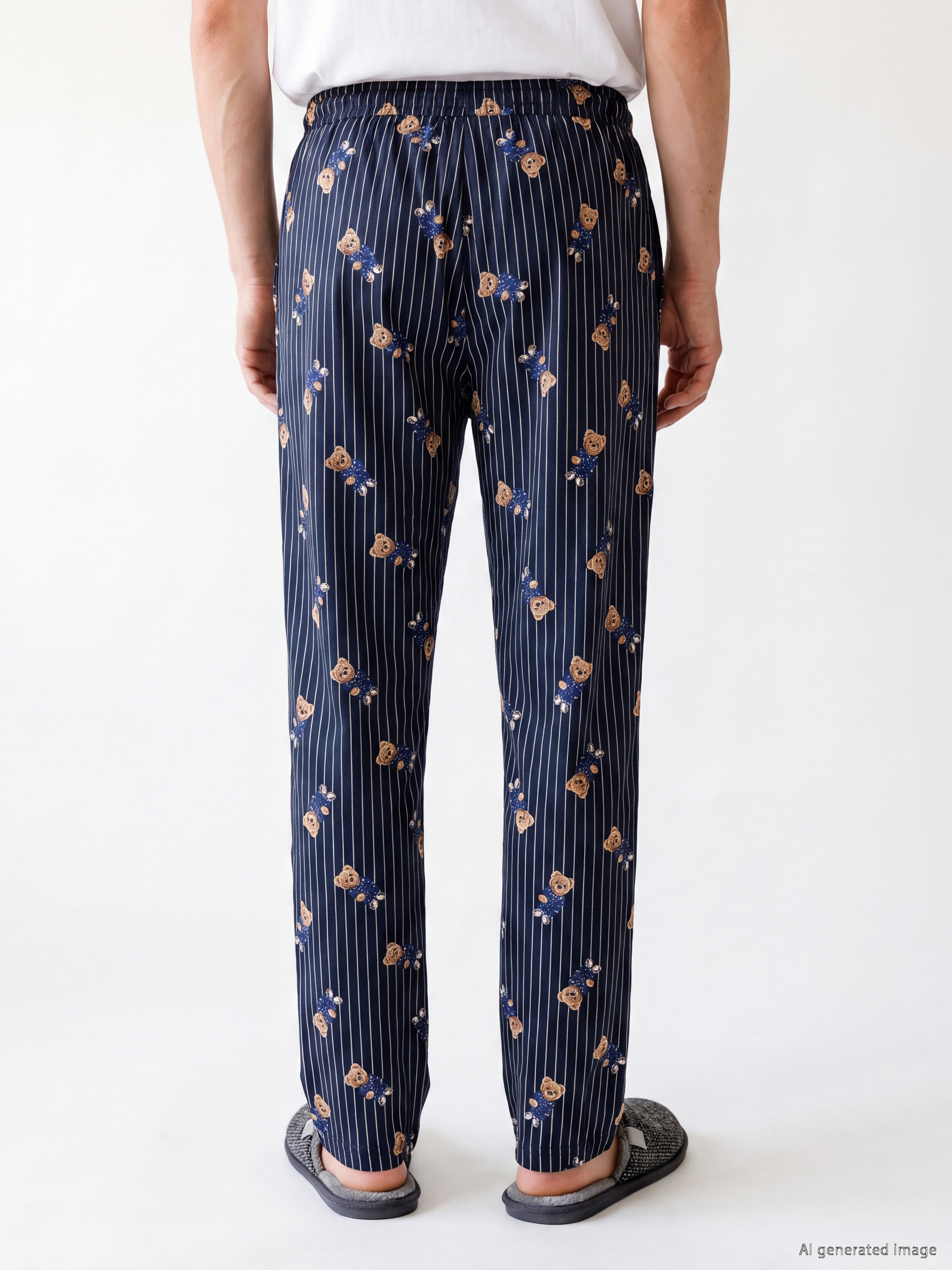 LC WAIKIKI Regular Fit Baskılı Erkek Pijama Altı görsel 4