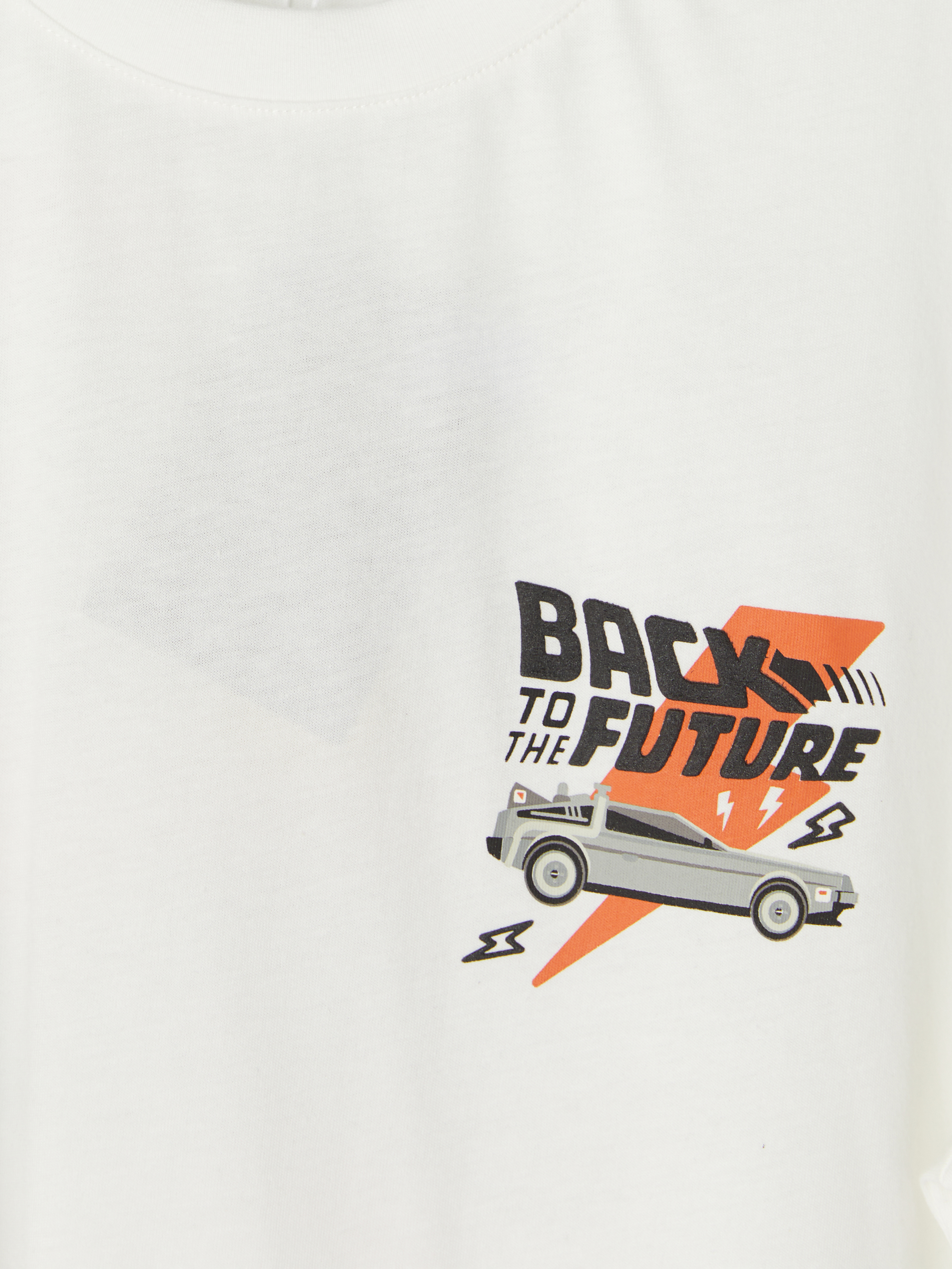 XSIDE Bisiklet Yaka Back To The Future Baskılı Erkek Tişört görsel 7