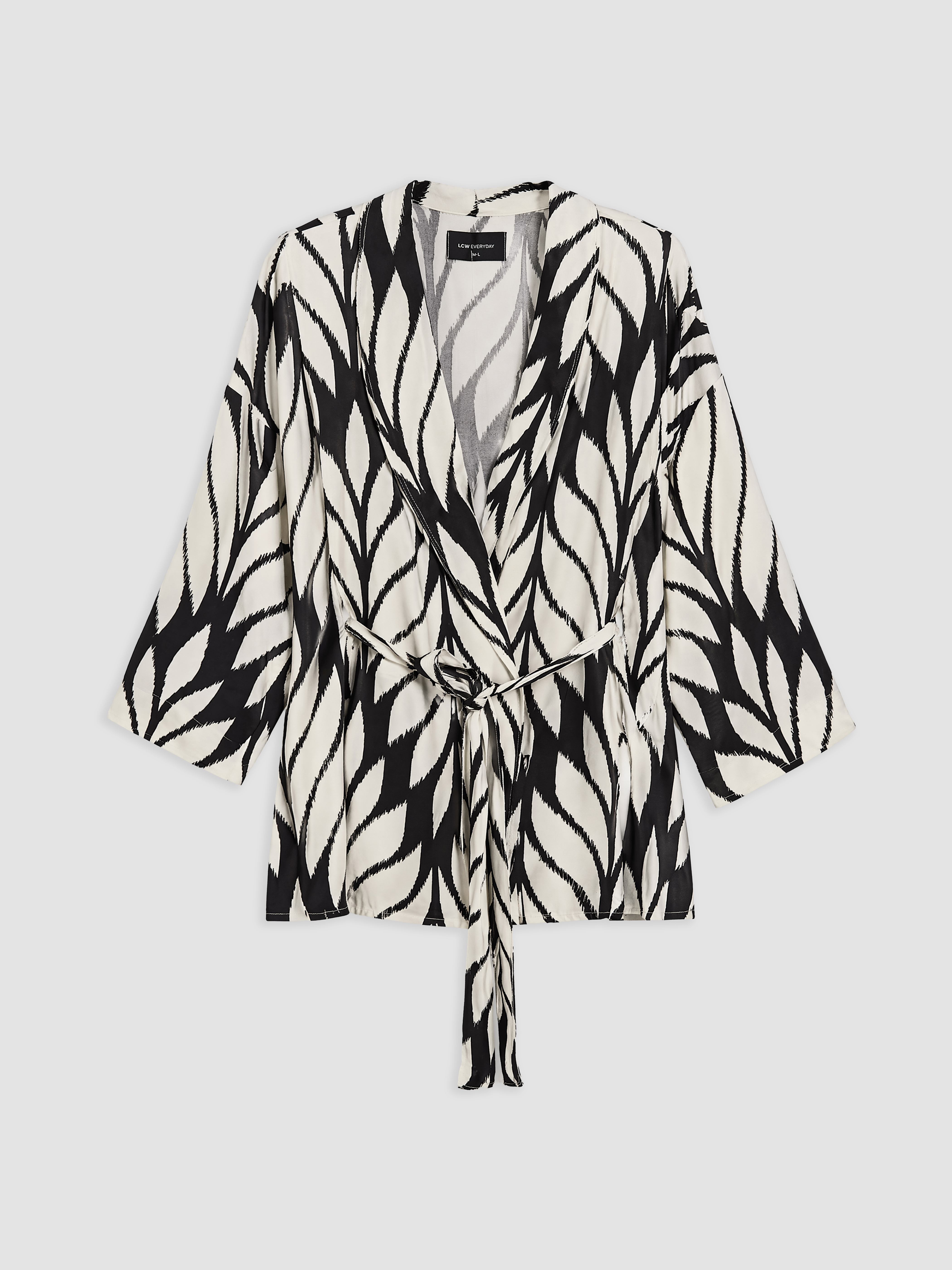 LCW EVERYDAY Şal Yaka Desenli Kadın Kimono görsel 4