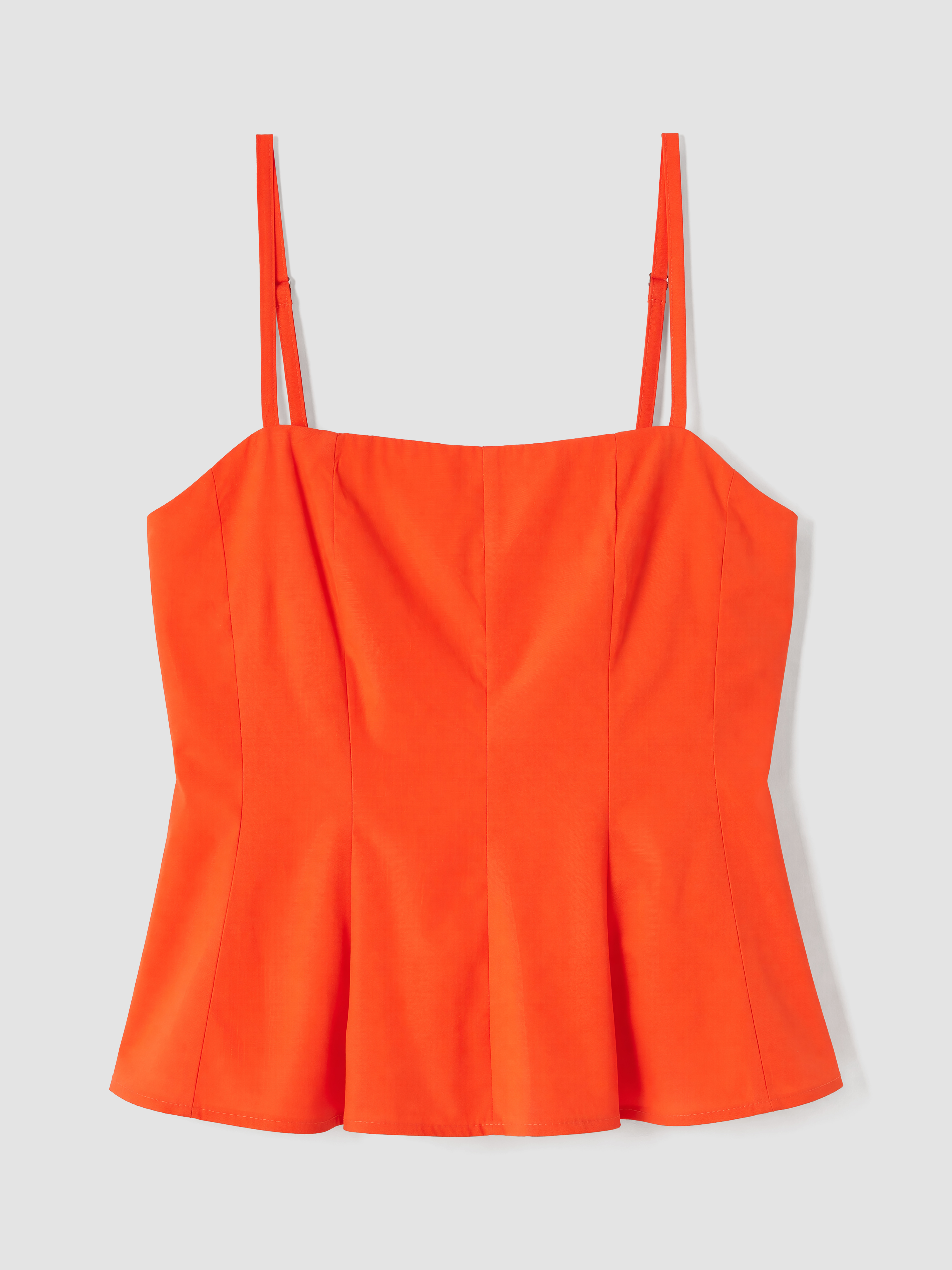 LCW Vision Kare Yaka İp Askılı Peplum Bluz görsel 5