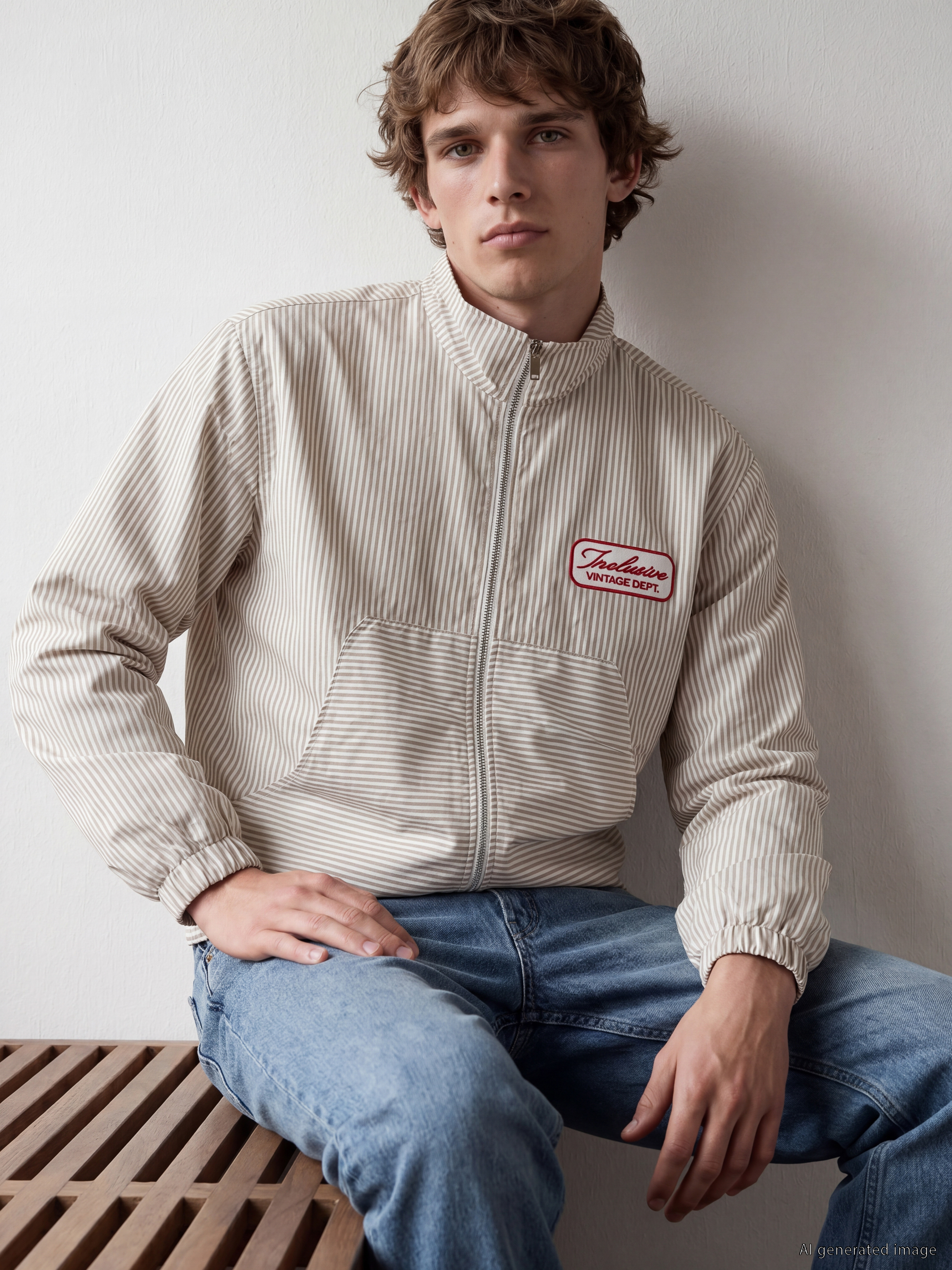 XSIDE Regular Fit Nakışlı Erkek Ceket