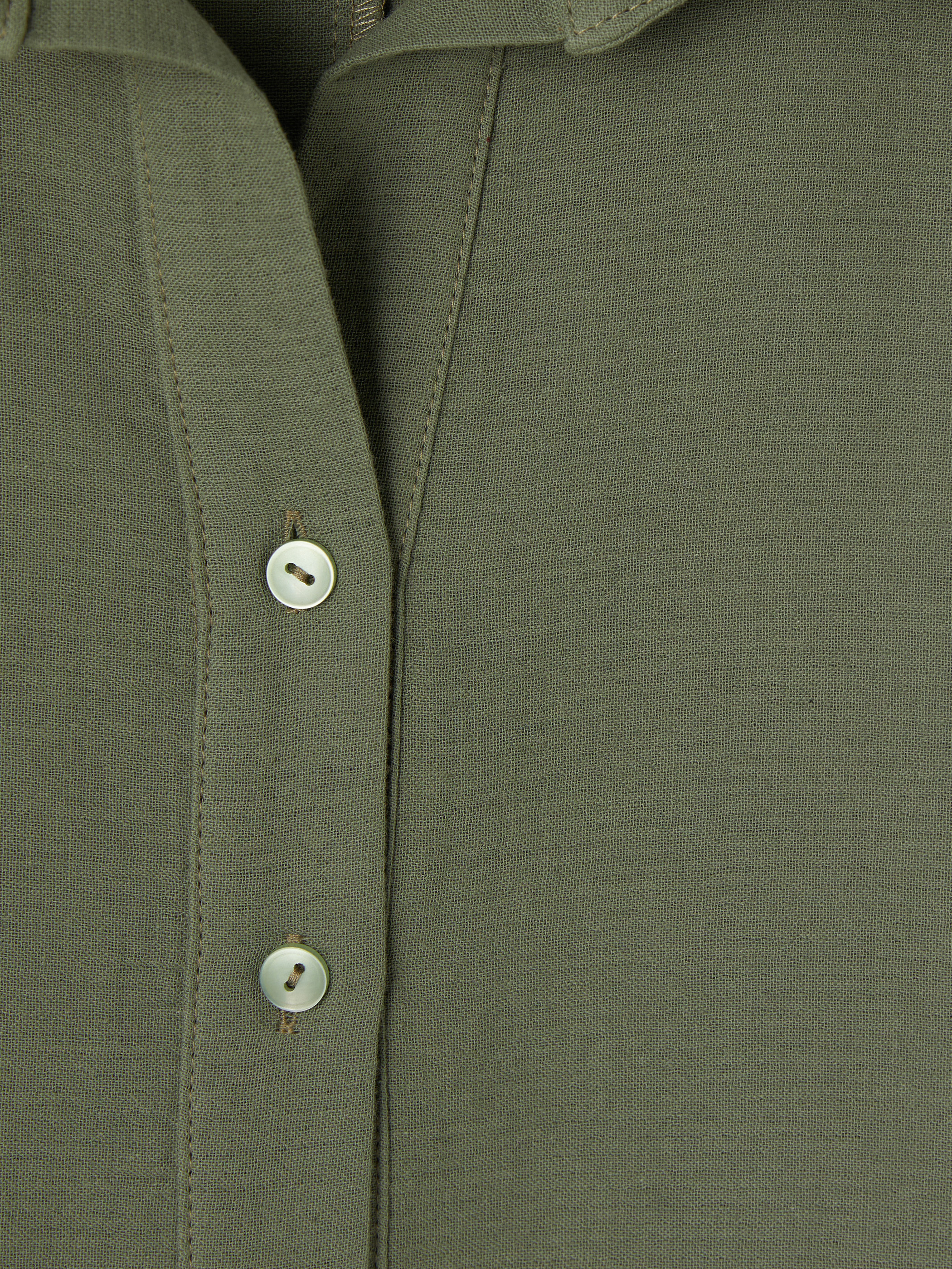 LCW Petite Polo Yaka Müslin Elbise görsel 6