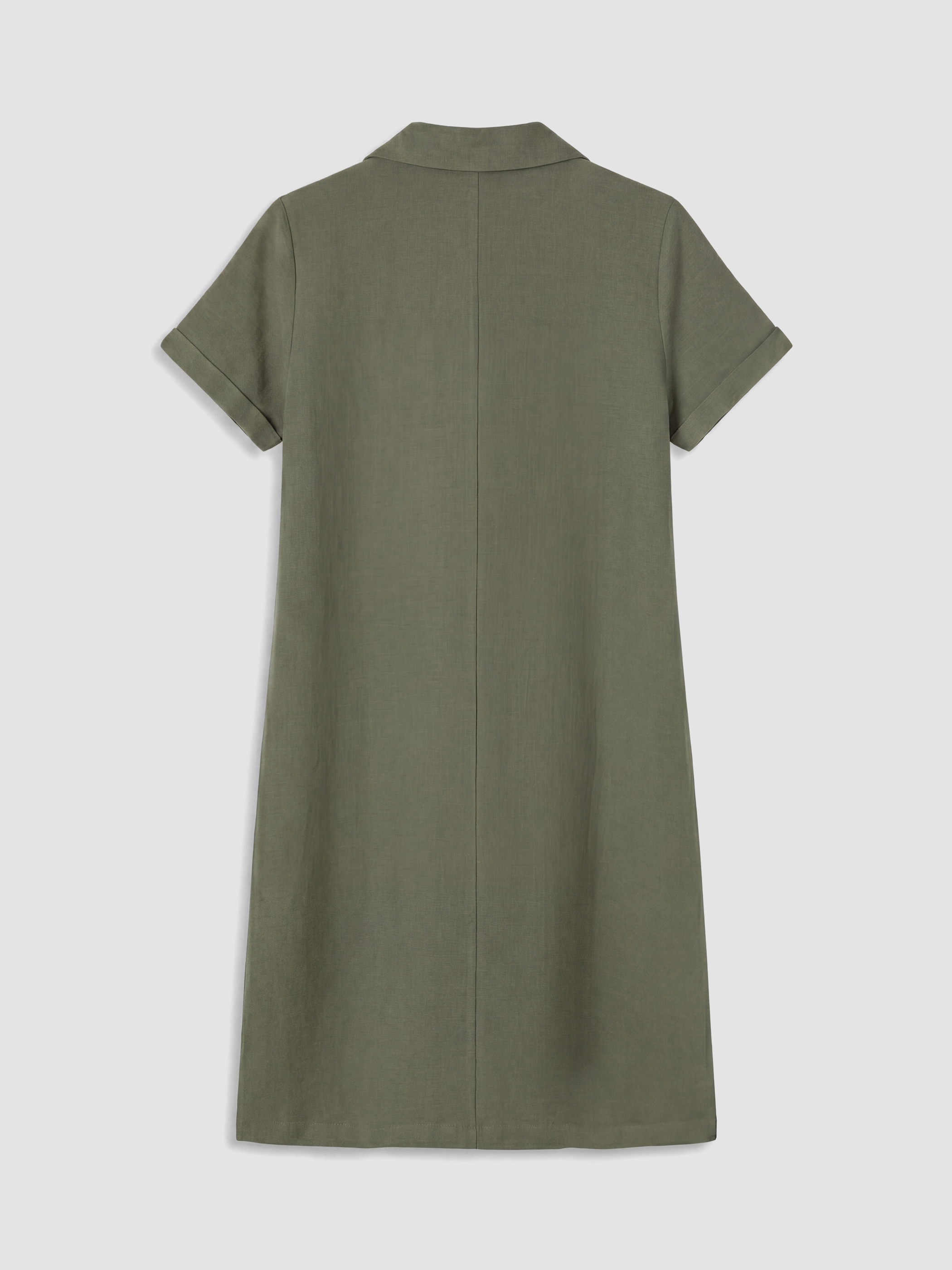 LCW Petite Polo Yaka Müslin Elbise görsel 7