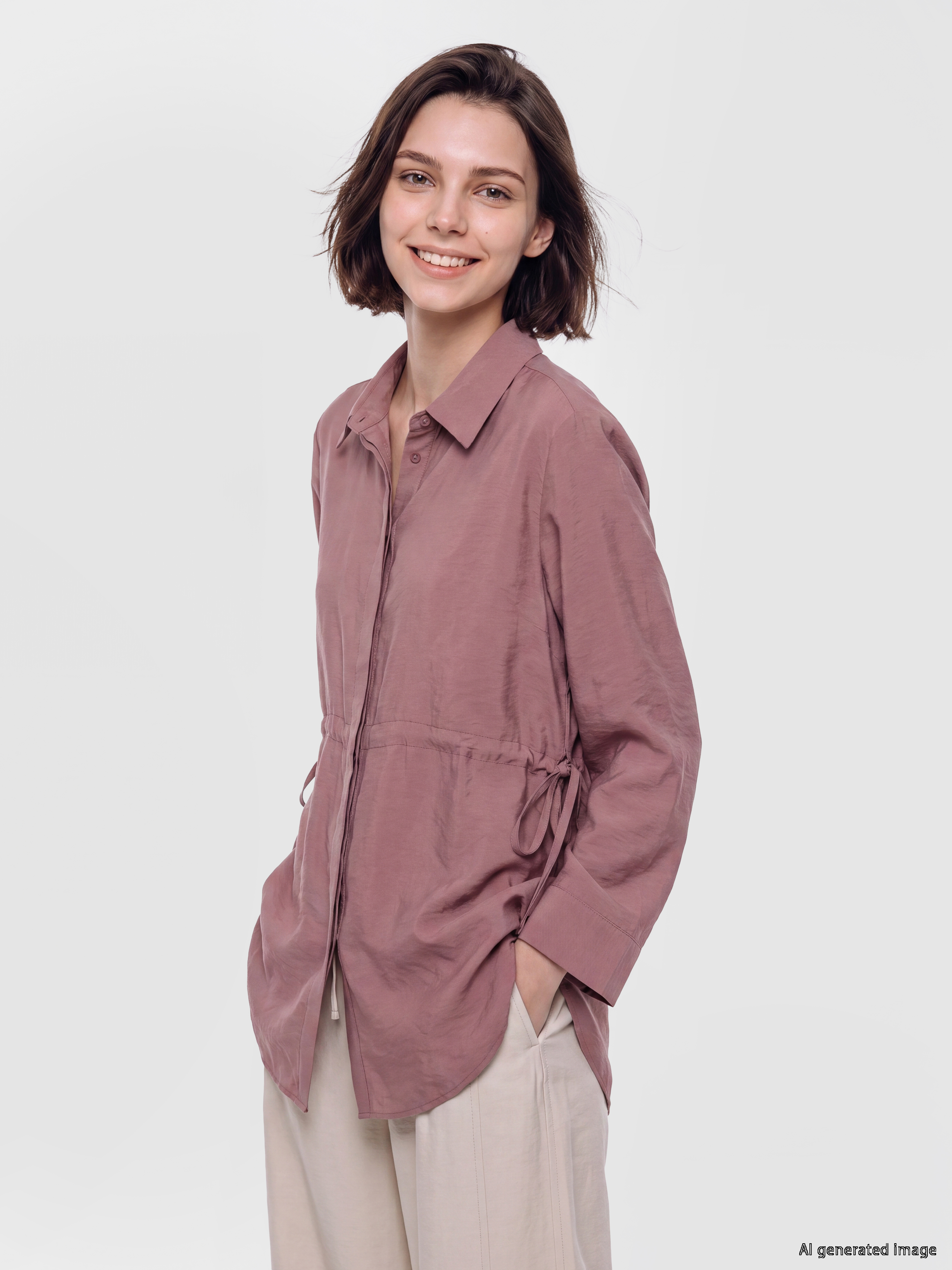 LCW Modest Modal Karışımlı Kadın Gömlek Tunik