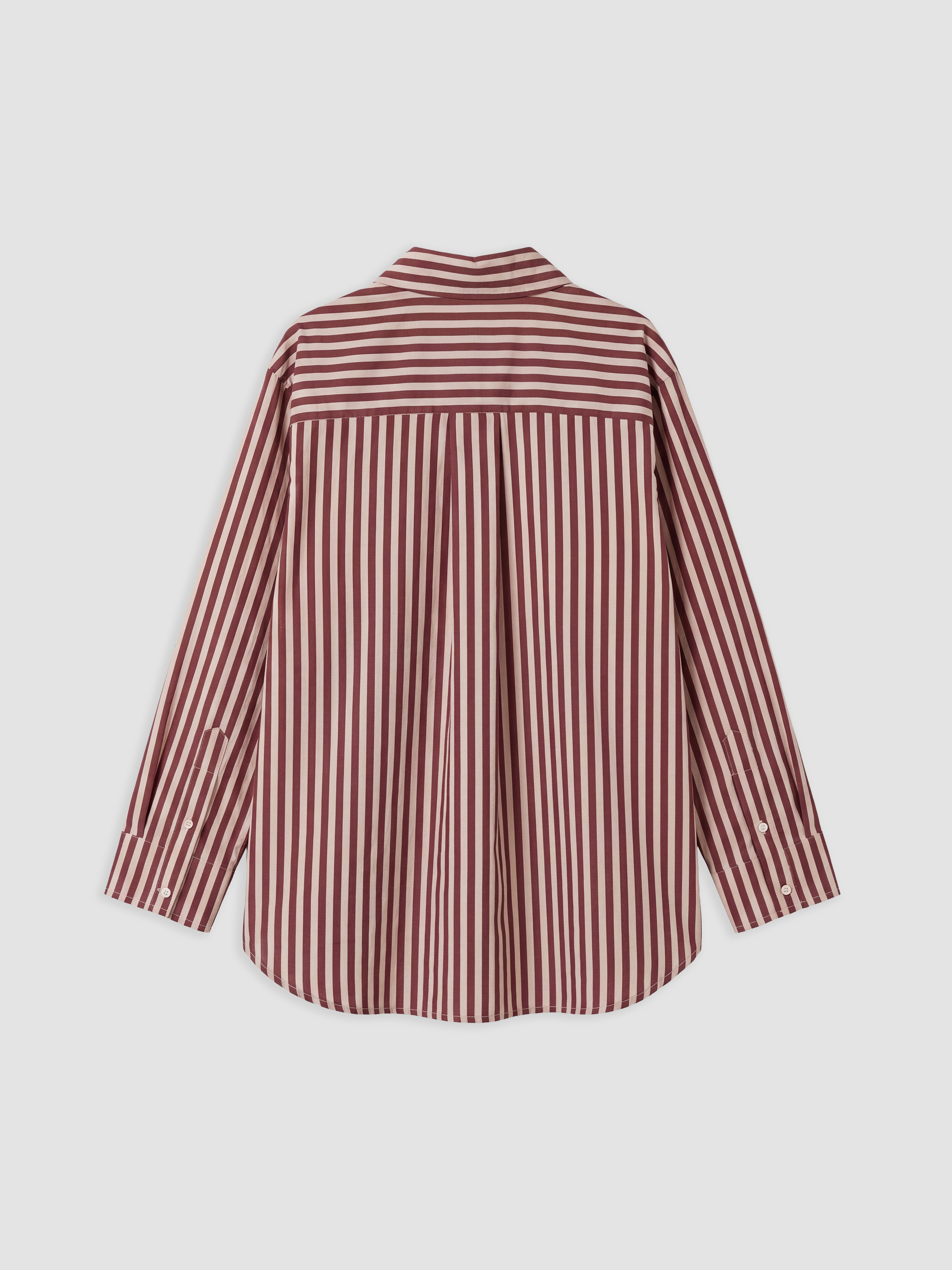 LCW Modest Çizgili Kadın Gömlek Tunik görsel 6