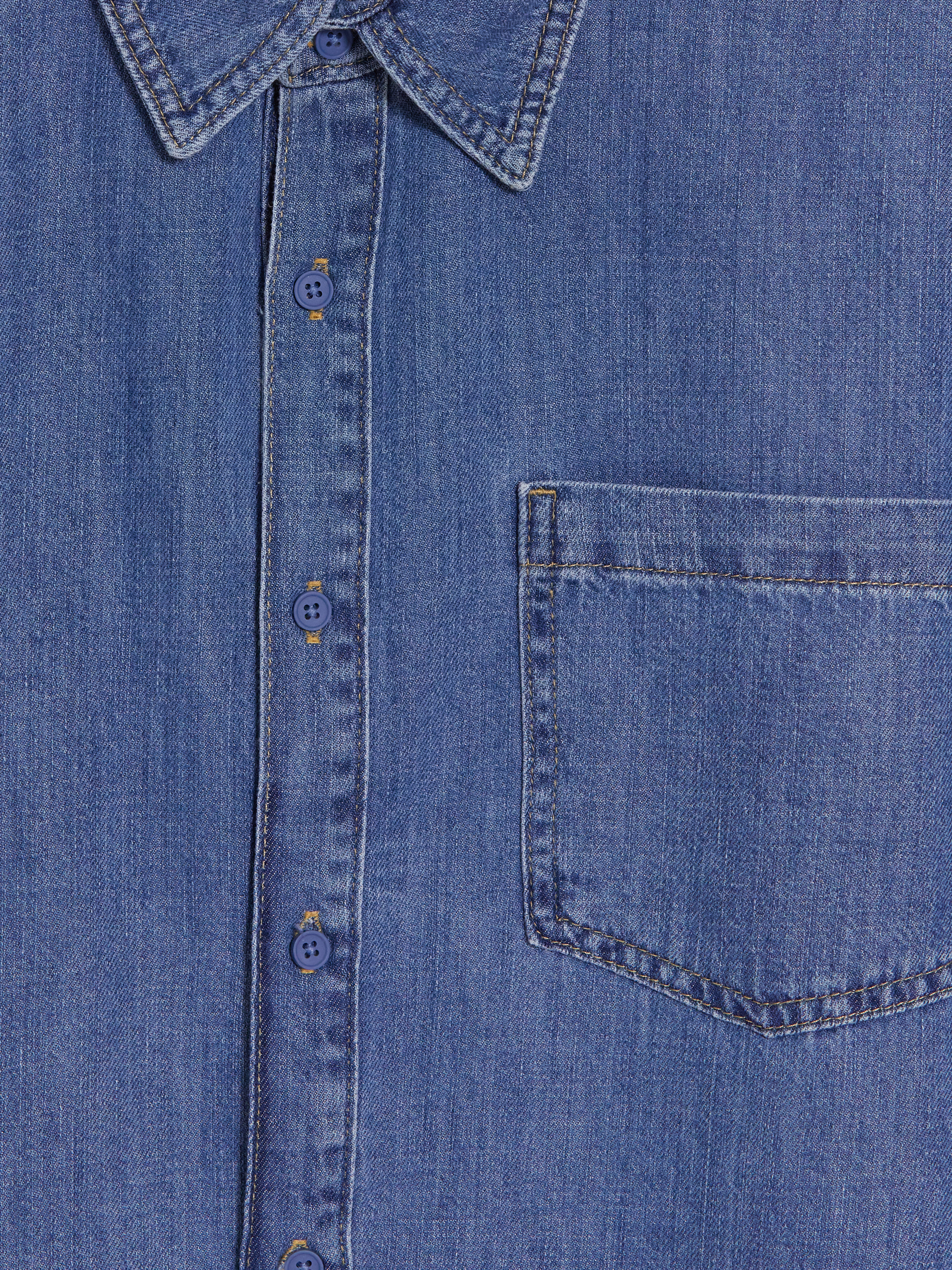 LCW Jeans Relax Fit Erkek Jean Gömlek görsel 6