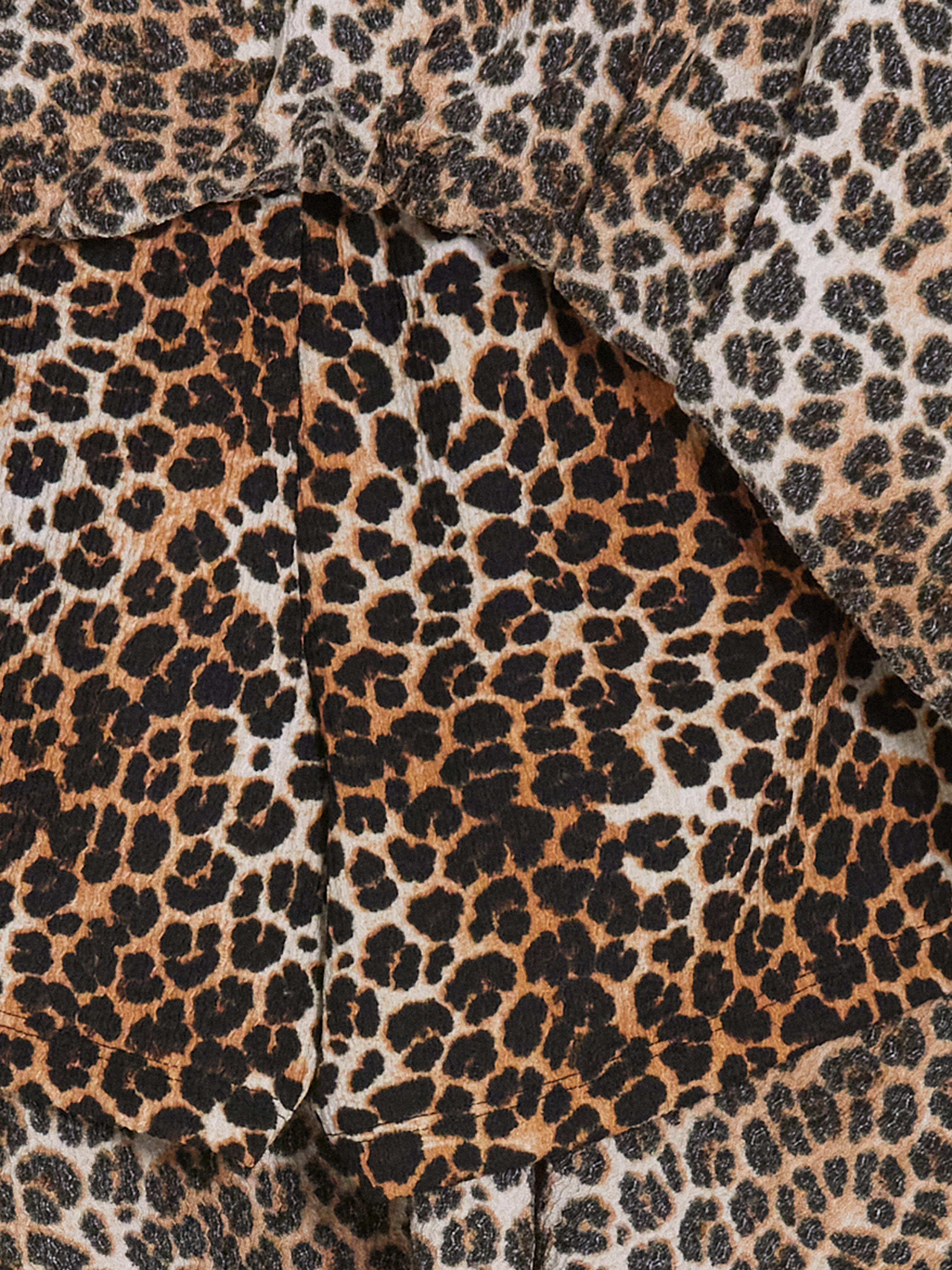 LCW Vision Leopar Desenli Katkat Mini Şortlu Etek görsel 8