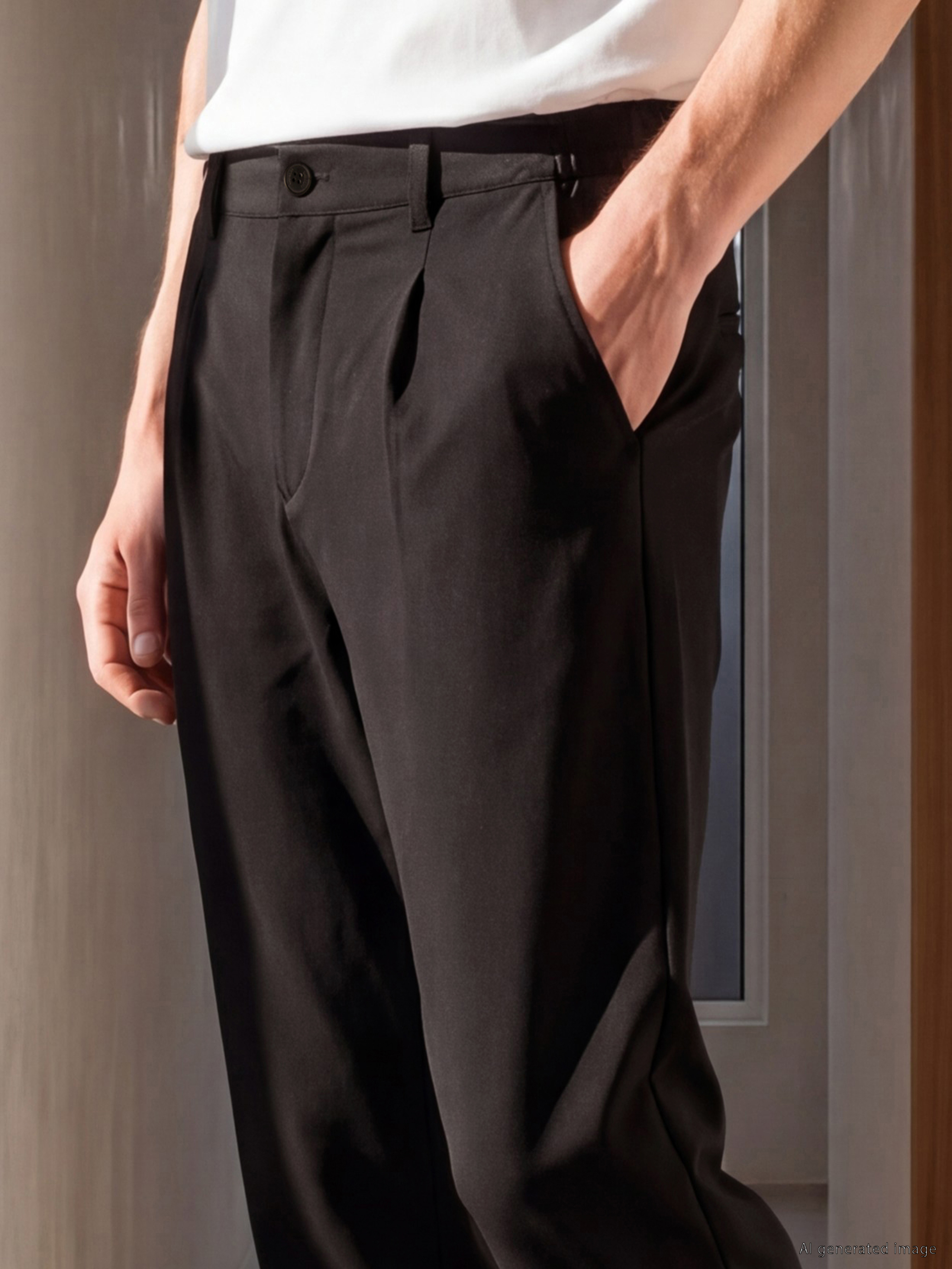 XSIDE Regular Fit Erkek Pileli Pantolon görsel 3