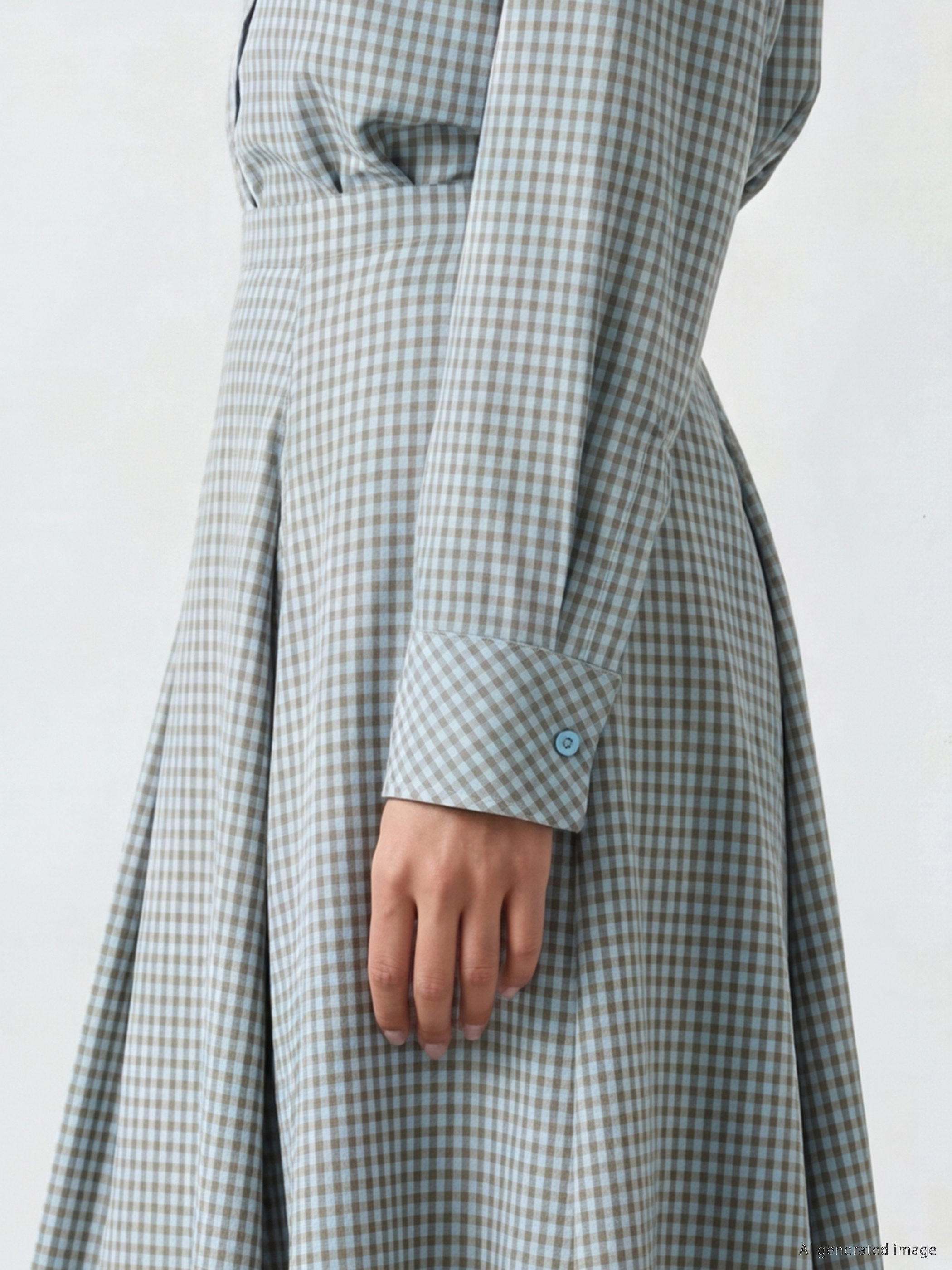 LCW Modest Ekose Pileli Etek görsel 3