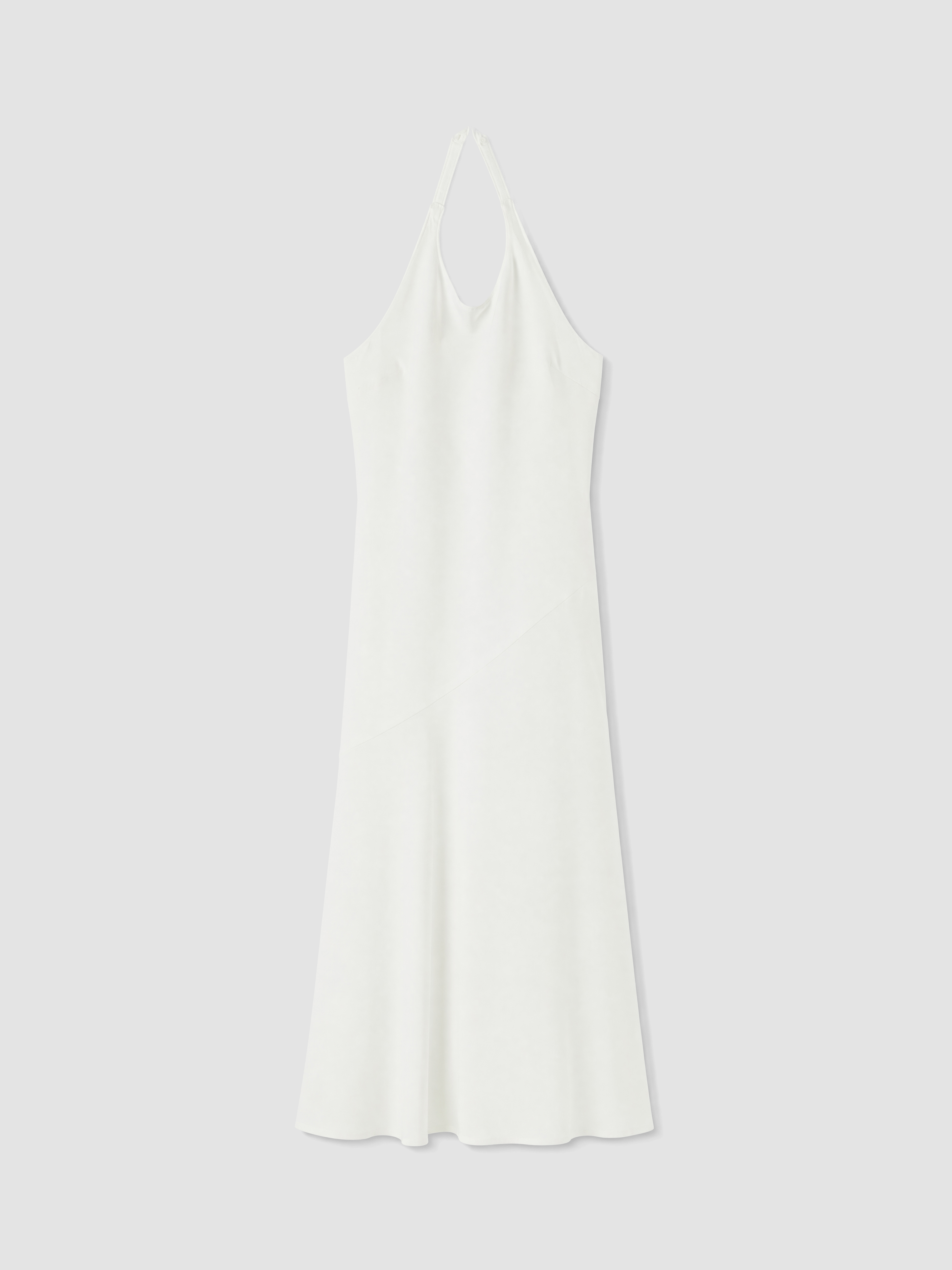 LCW Vision Halter Yaka A Kesim Jean Elbise görsel 6
