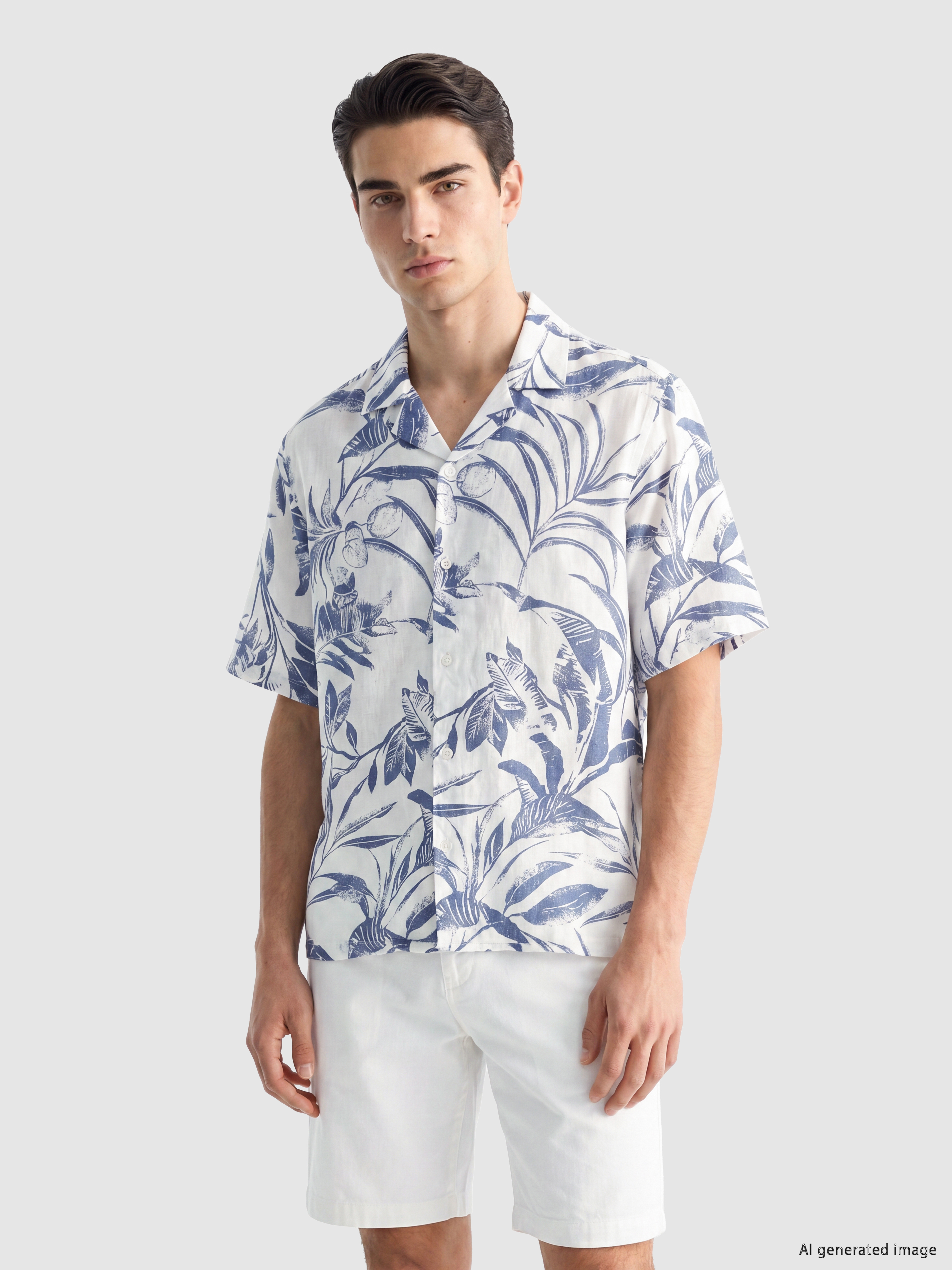 LCWAIKIKI Classic Relax Fit Desenli Erkek Gömlek
