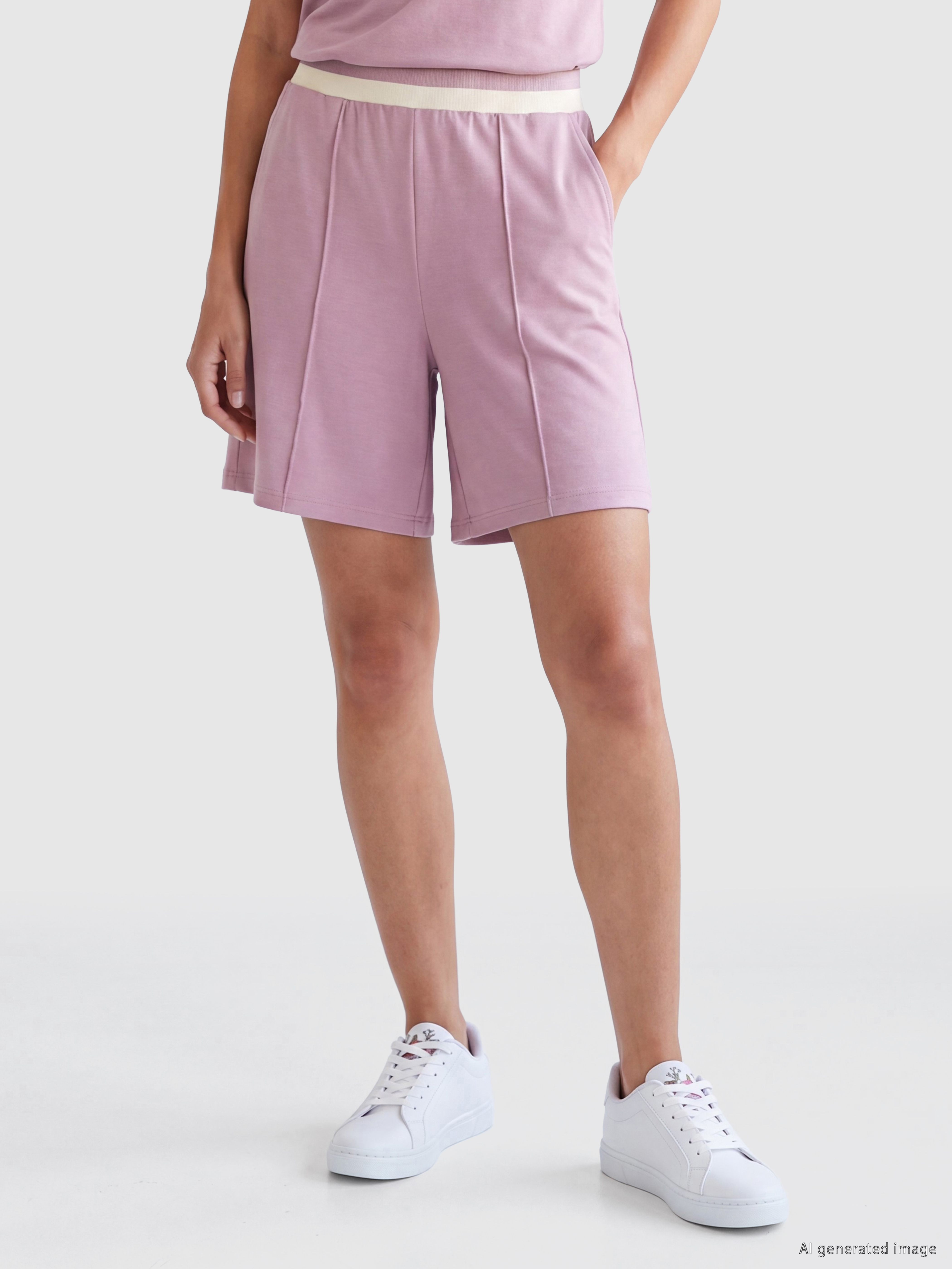 LCW EVERYDAY Beli Lastikli Soft Touch Kadın Şort görsel 2
