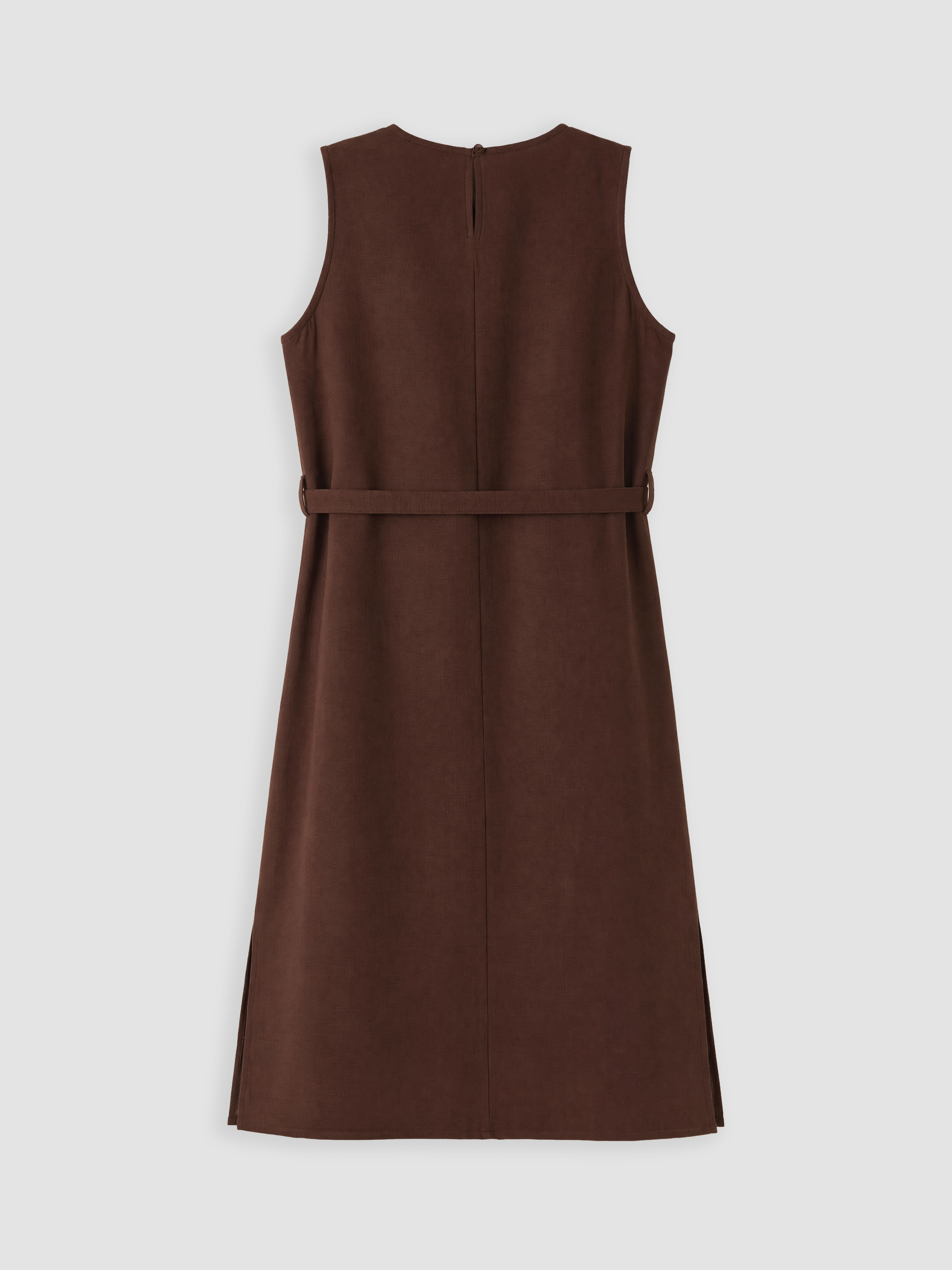 LCW Curve Bisiklet Yaka Kemerli Elbise görsel 6