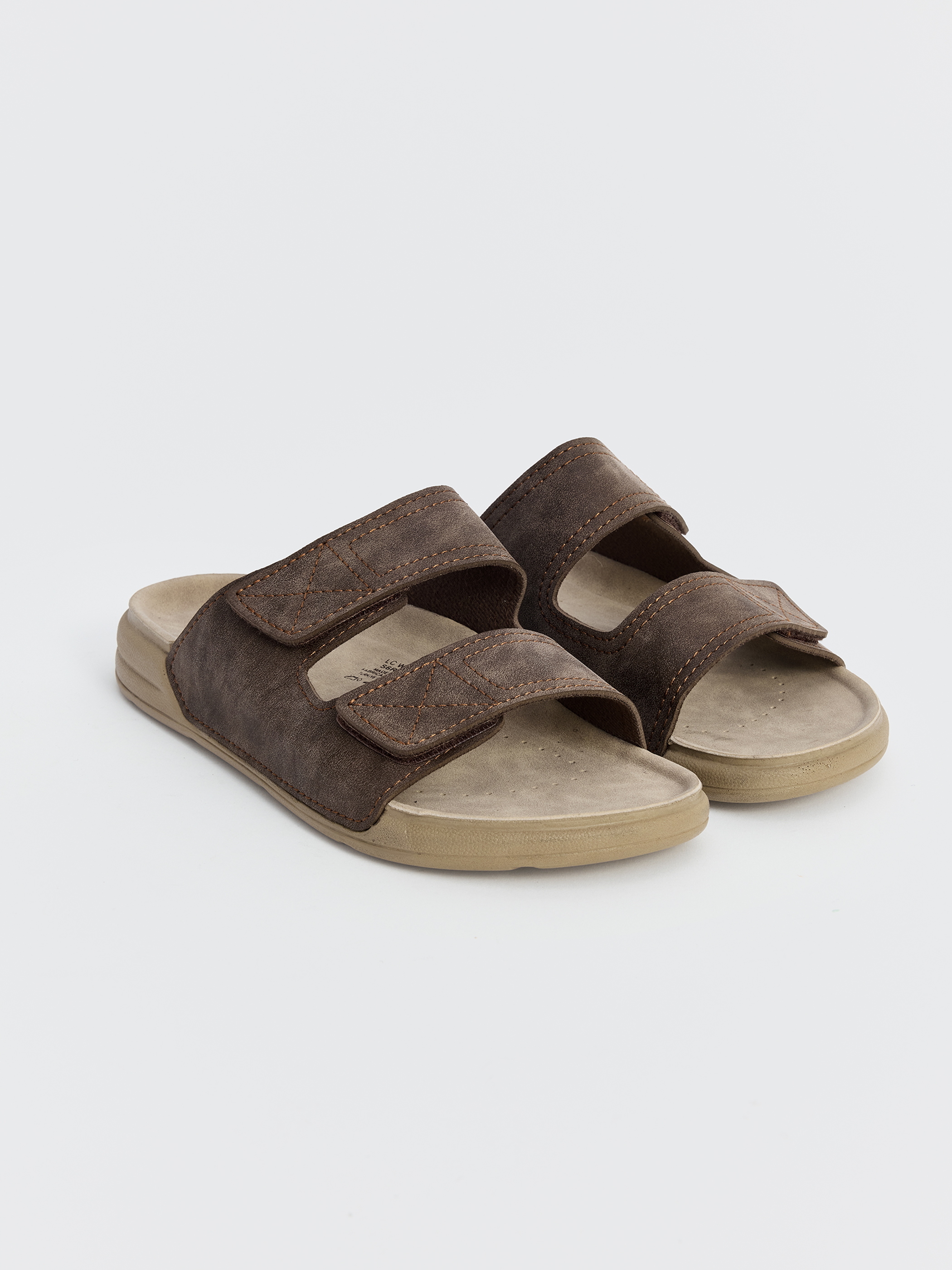 LCW STEPS Süet Görünümlü Erkek Ev Terliği görsel 2