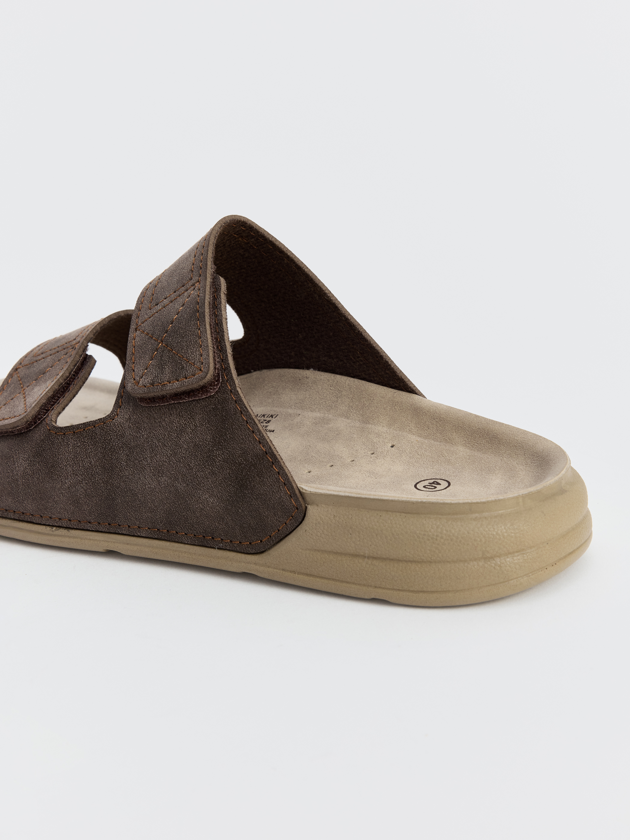 LCW STEPS Süet Görünümlü Erkek Ev Terliği görsel 3