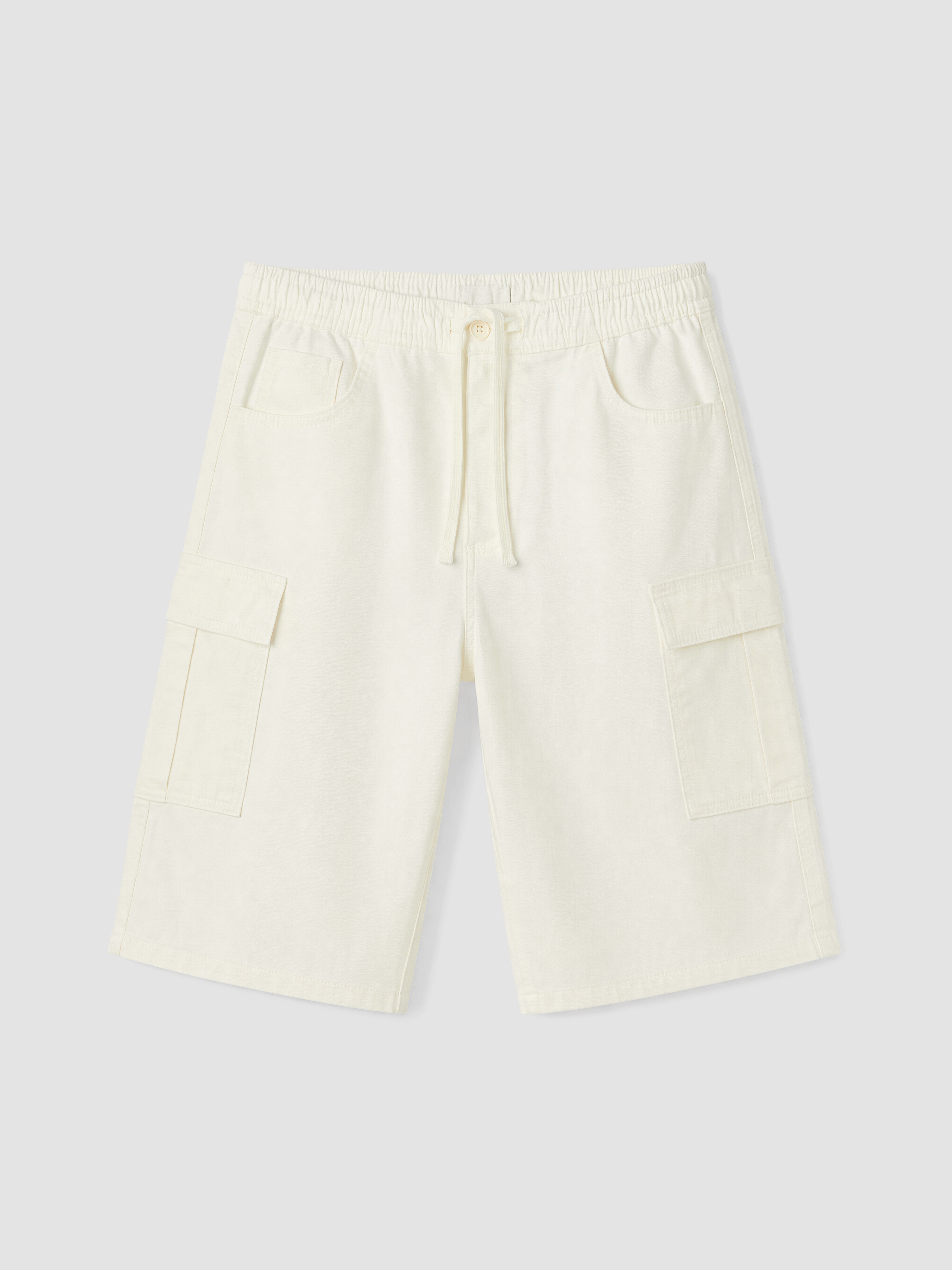 XSIDE Relax Fit Gabardin Erkek Kargo Şort görsel 5