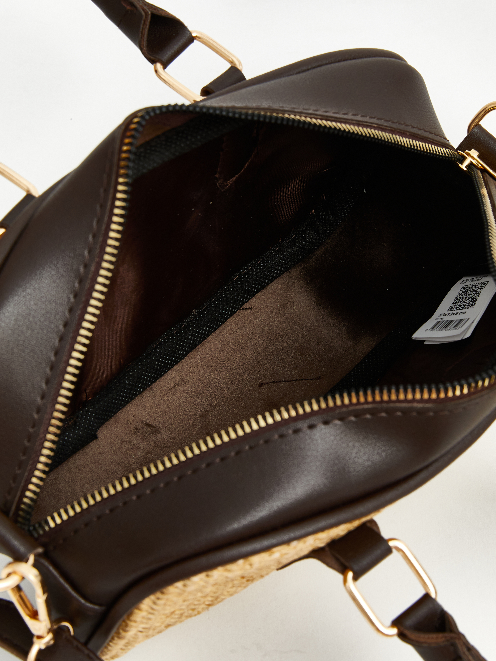 LCW ACCESSORIES Hasır Görünümlü Kadın Omuz Çantası görsel 5