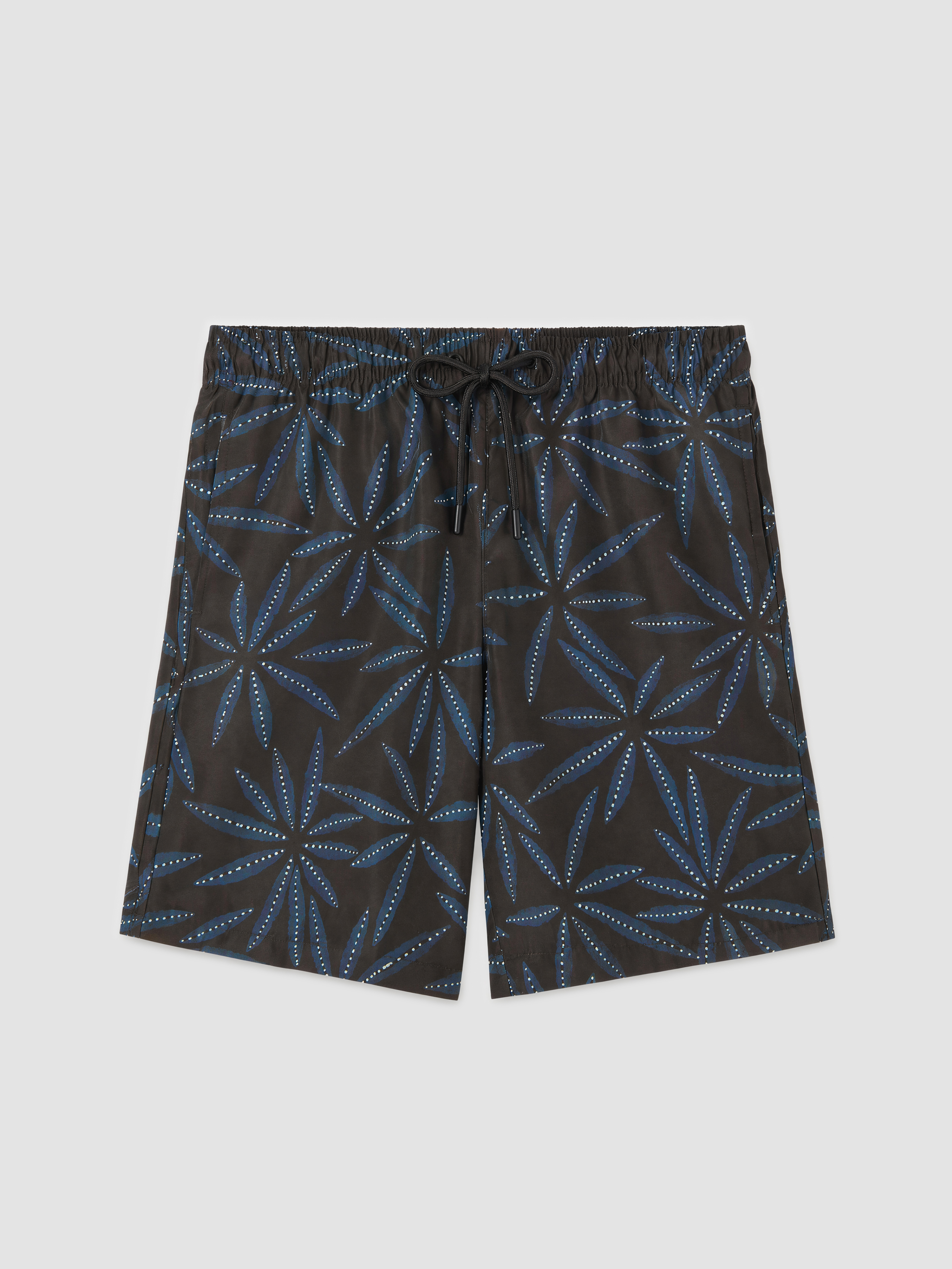 LCW SWIMWEAR Diz Hizası Boy Desenli Erkek Deniz Şortu görsel 5