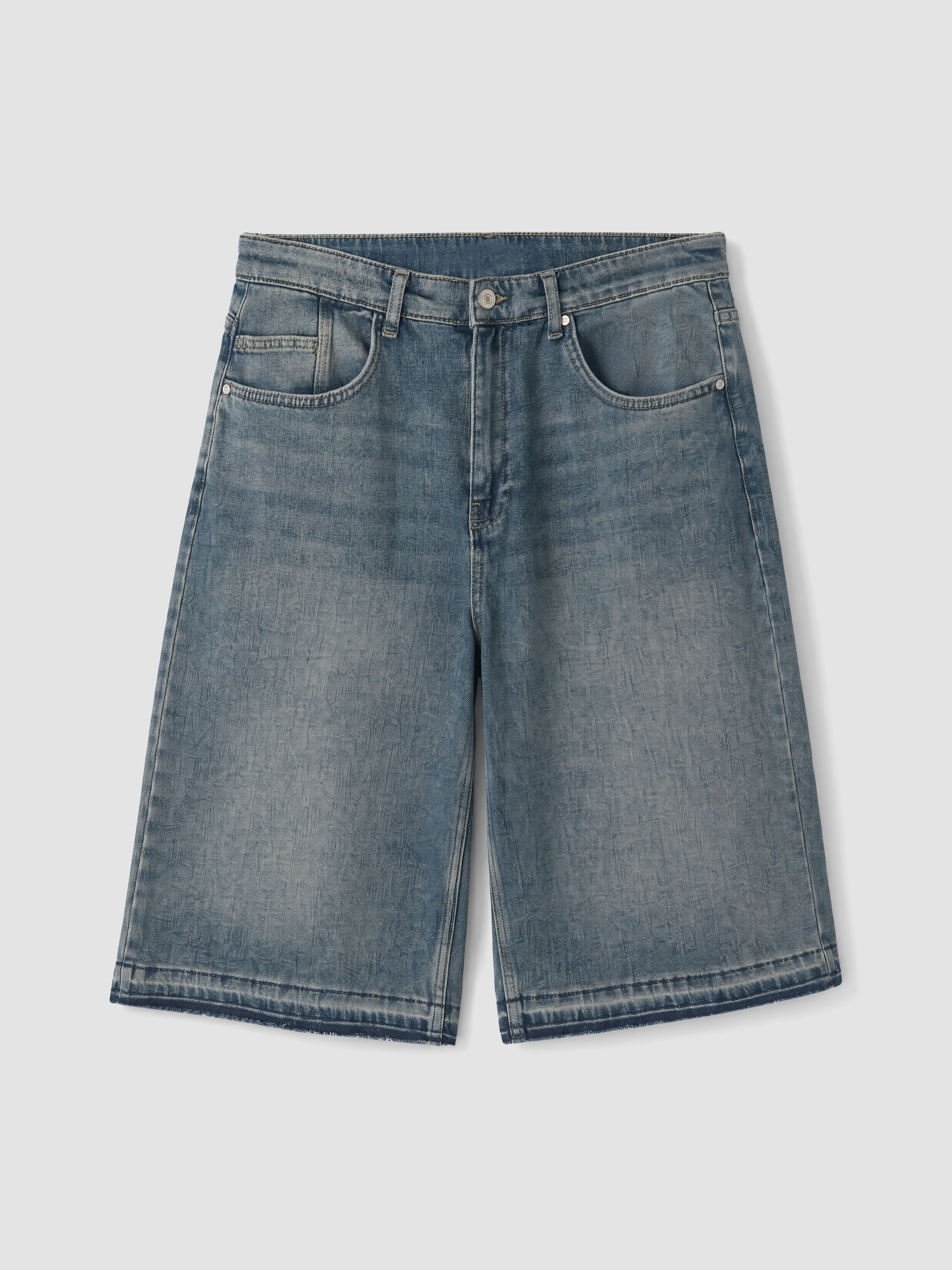 LCW Jeans Relax Fit Erkek Jean Şort görsel 4