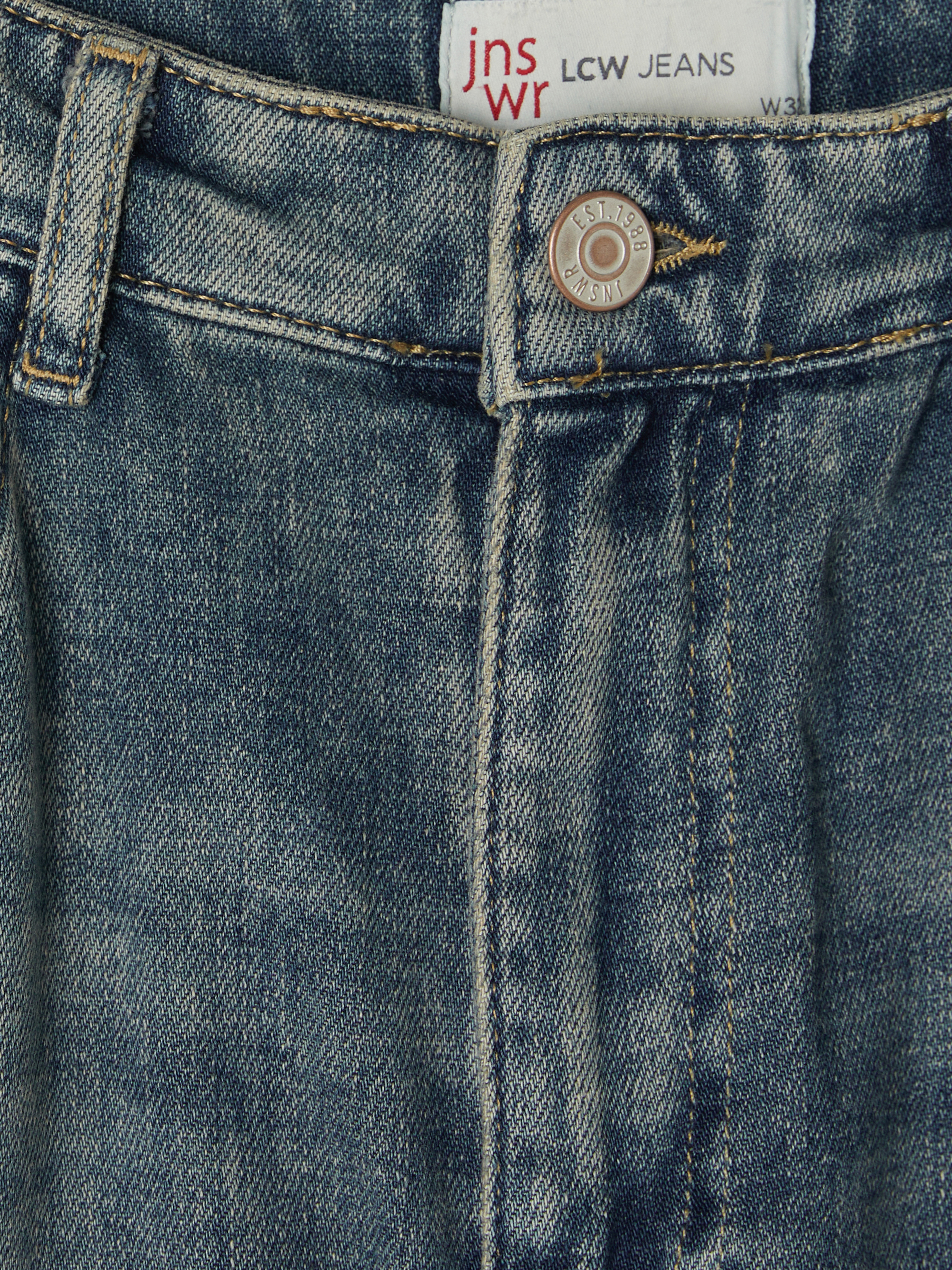 LCW Jeans Relax Fit Erkek Jean Şort görsel 5