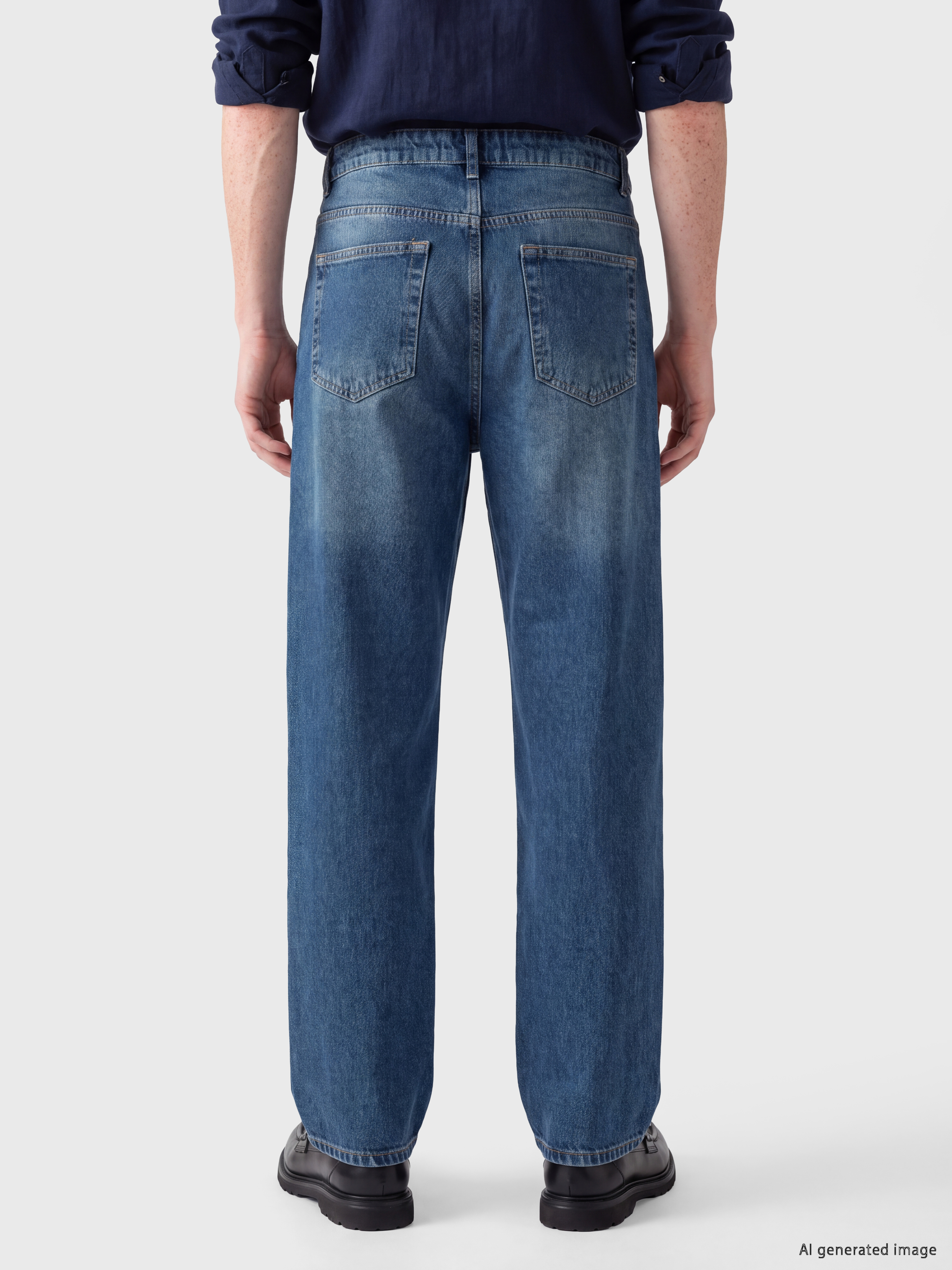 XSIDE 710 Loose Fit Erkek Jean Pantolon görsel 3