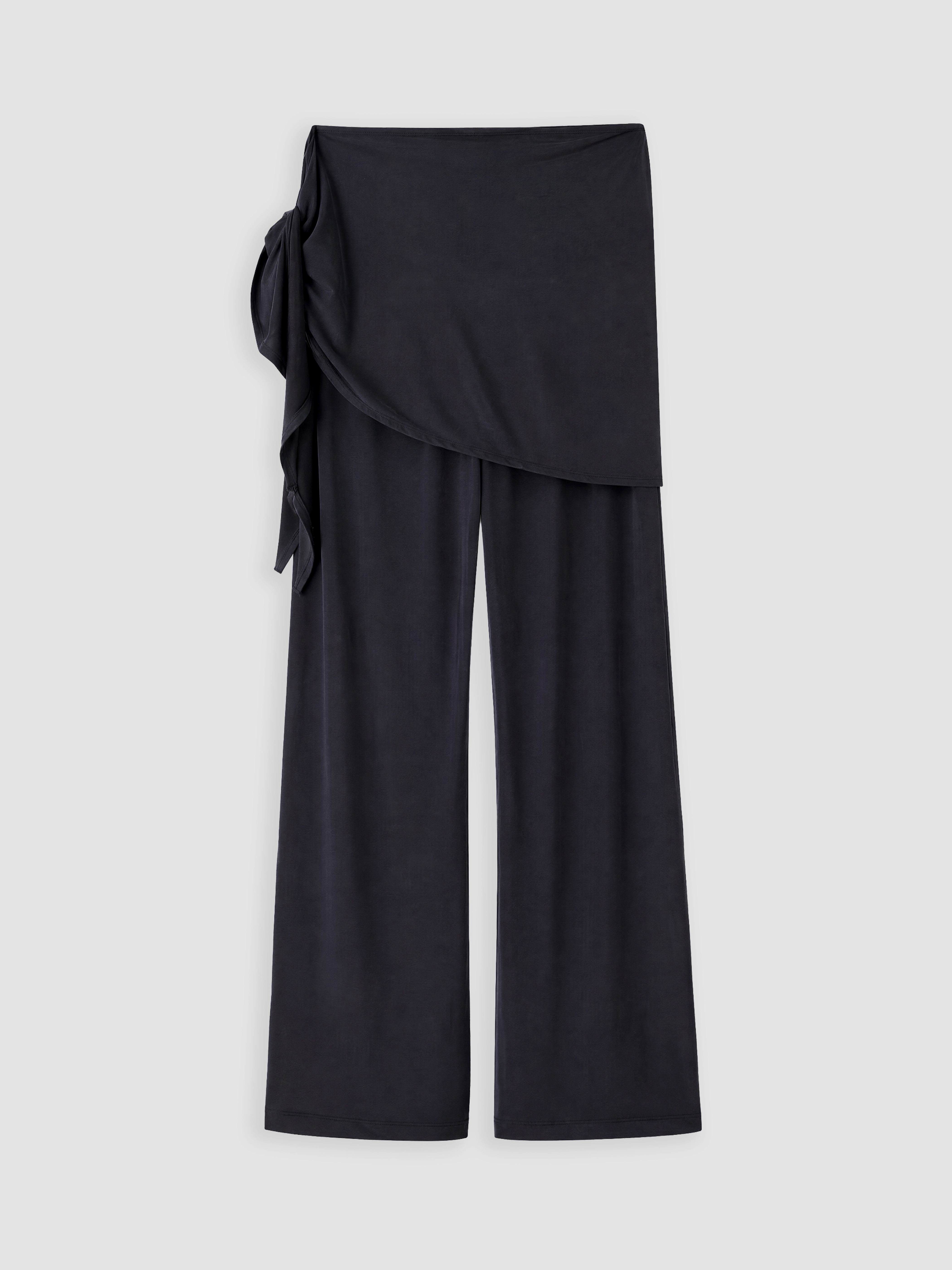 LCW Modest Şal Bağlamalı Modal Karışımlı Kadın Pantolon görsel 7