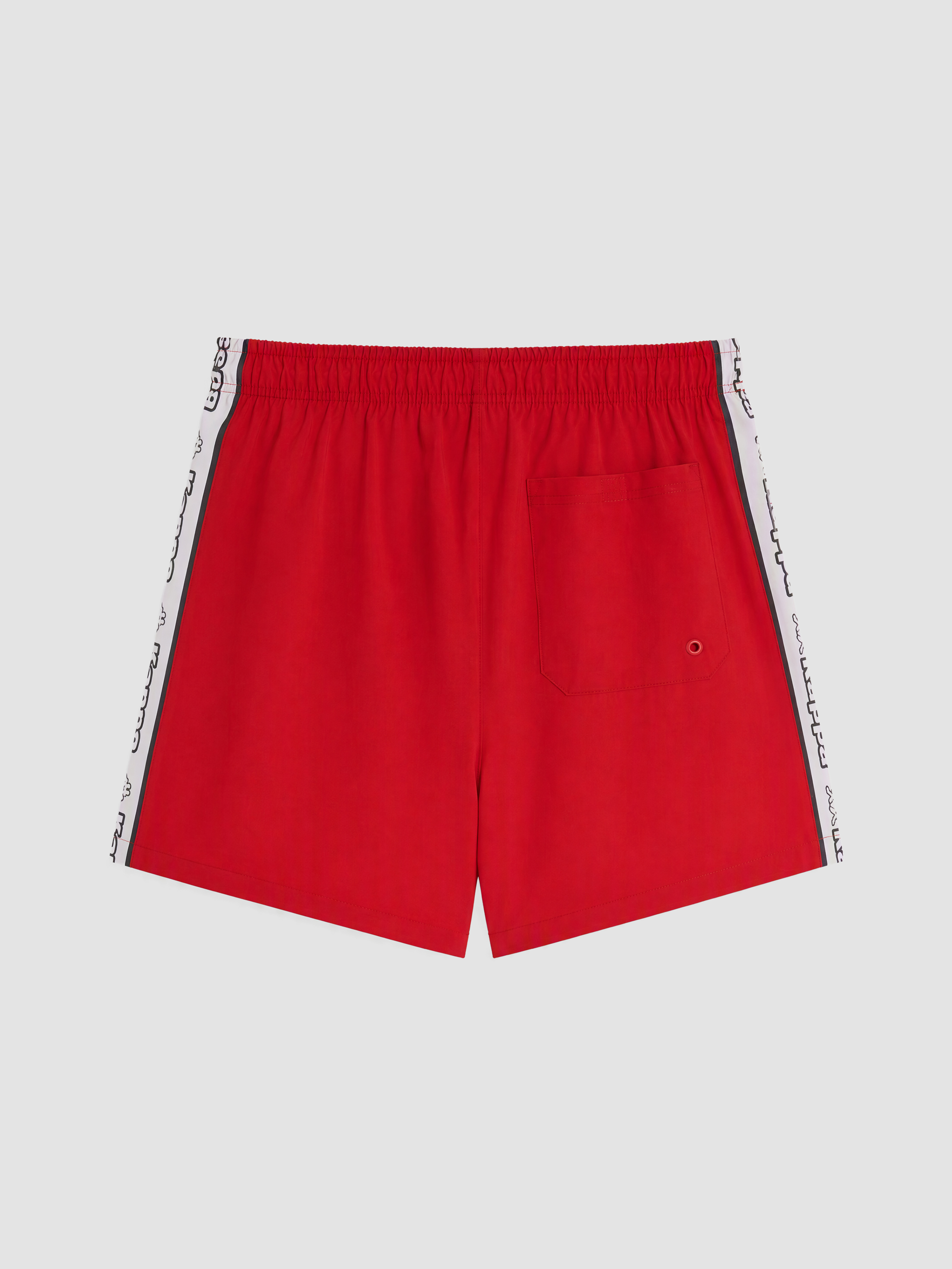 Kappa LC WAIKIKI Kısa Boy Şeritli Erkek Deniz Şortu görsel 8