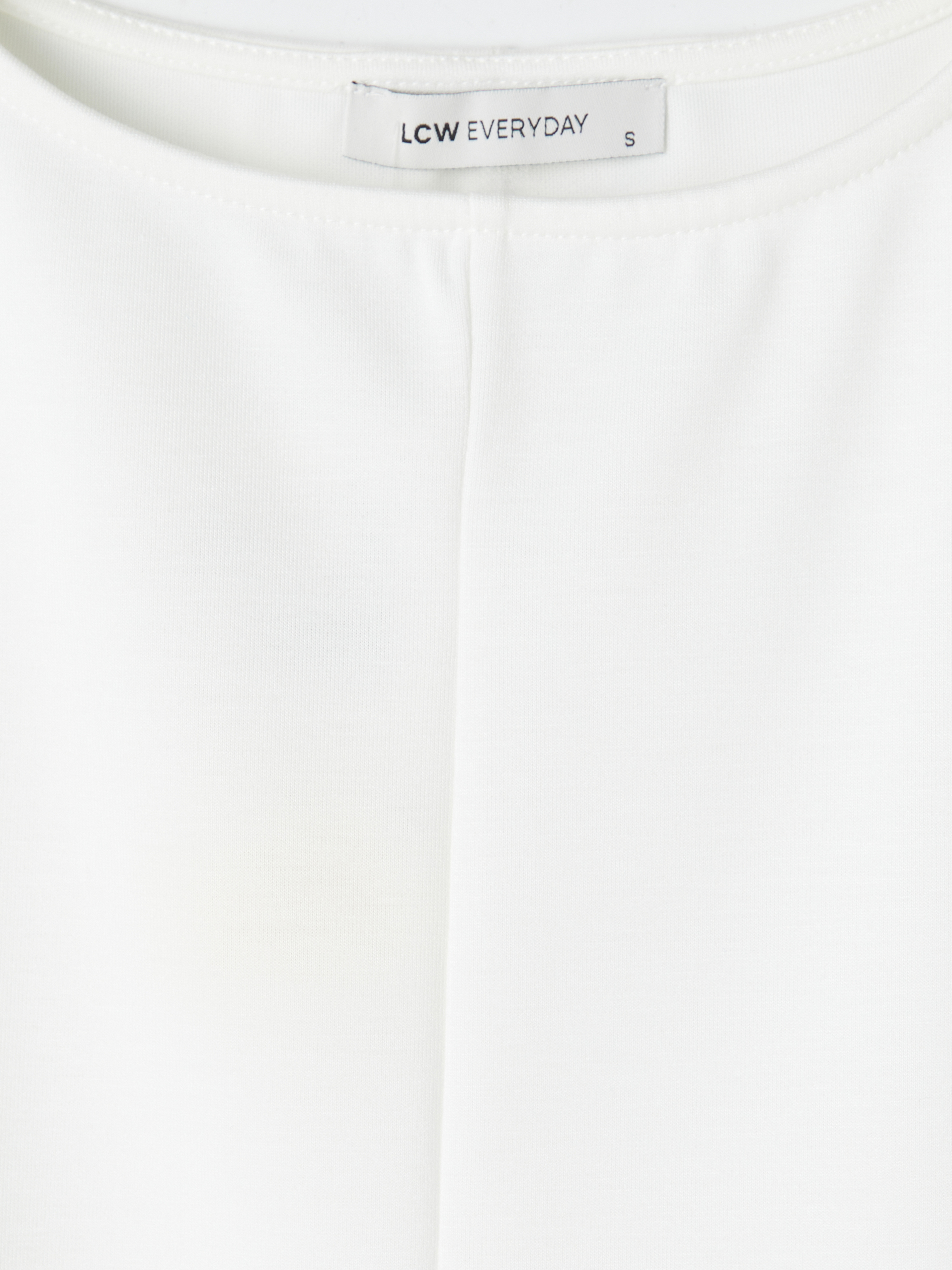 LCW EVERYDAY Bisiklet Yaka Peplum Bluz görsel 6
