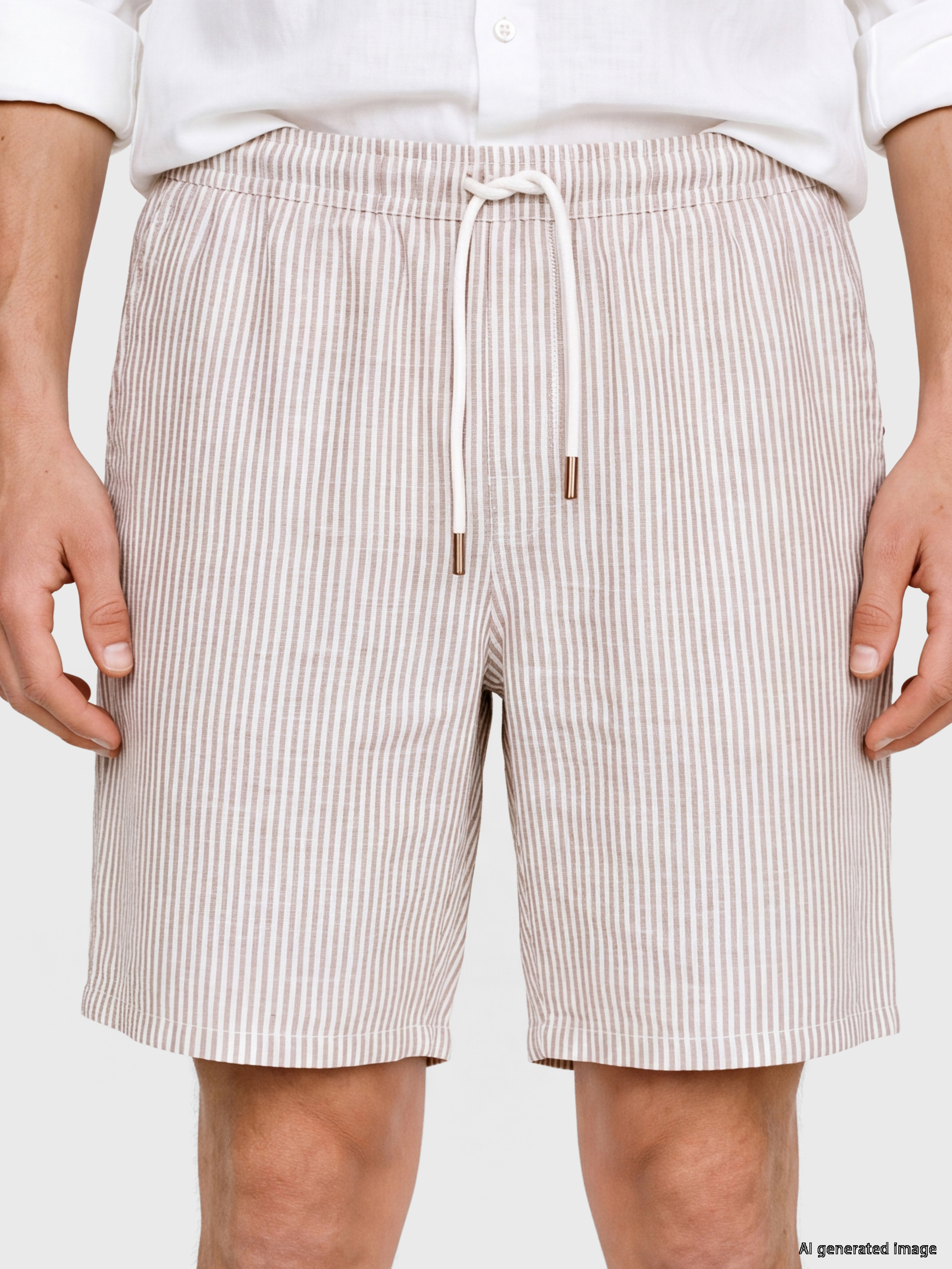LC WAIKIKI Regular Fit Çizgili Erkek Şort görsel 3