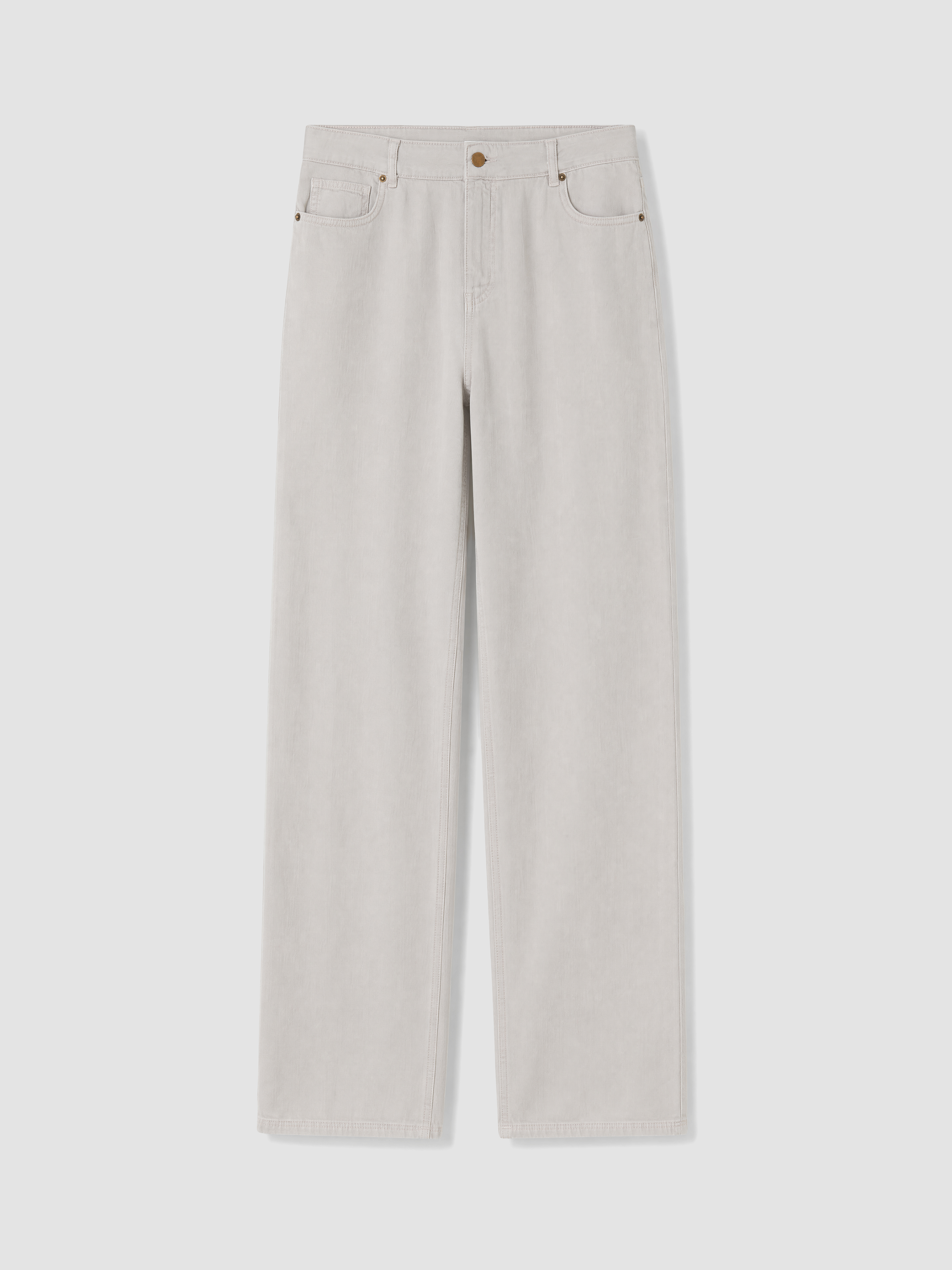 LCW Curve Büyük Beden Straight Fit Kadın Jean Pantolon görsel 3
