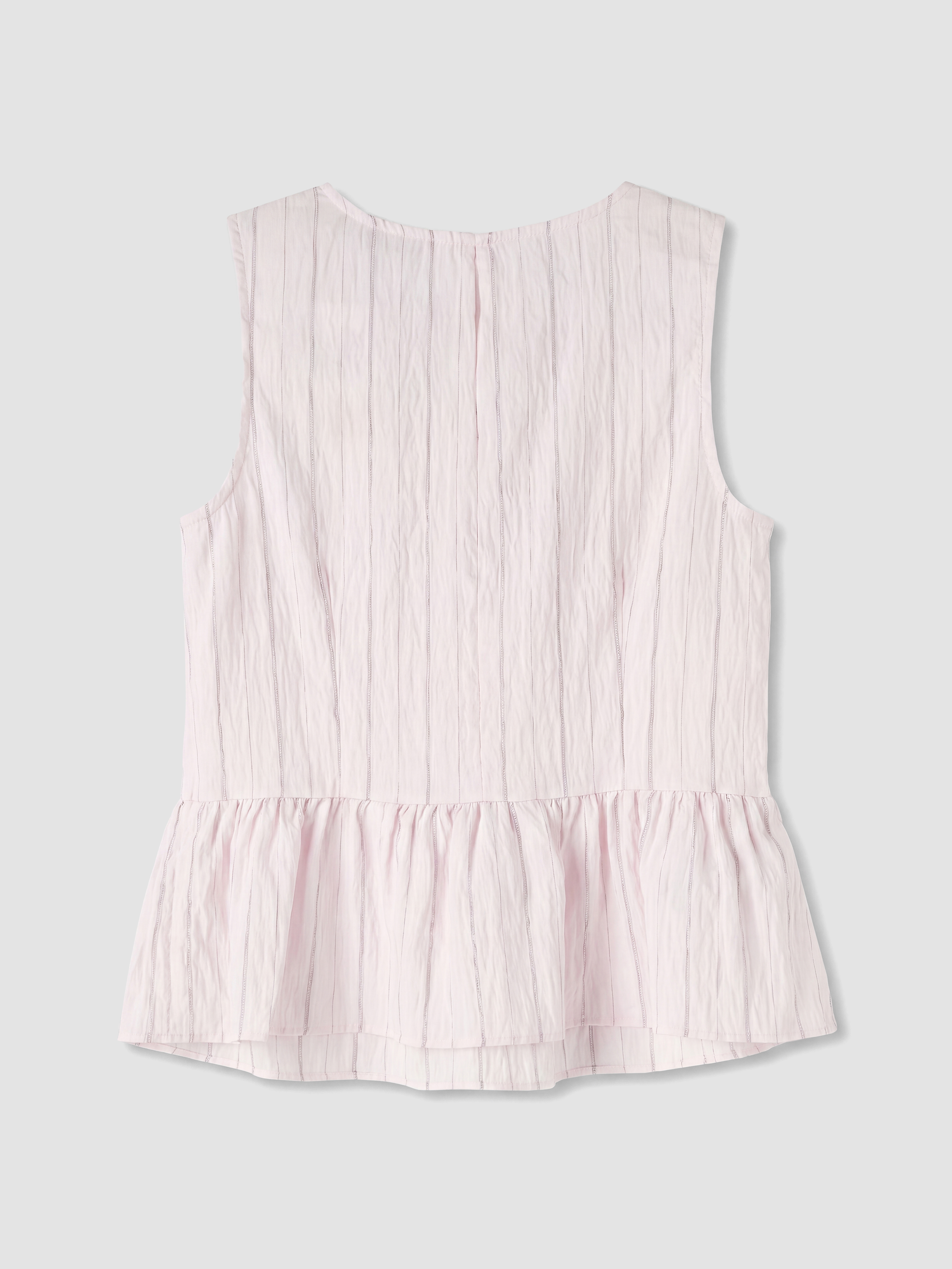 LCW Vision Çizgili Modal Karışımlı Peplum Bluz görsel 7