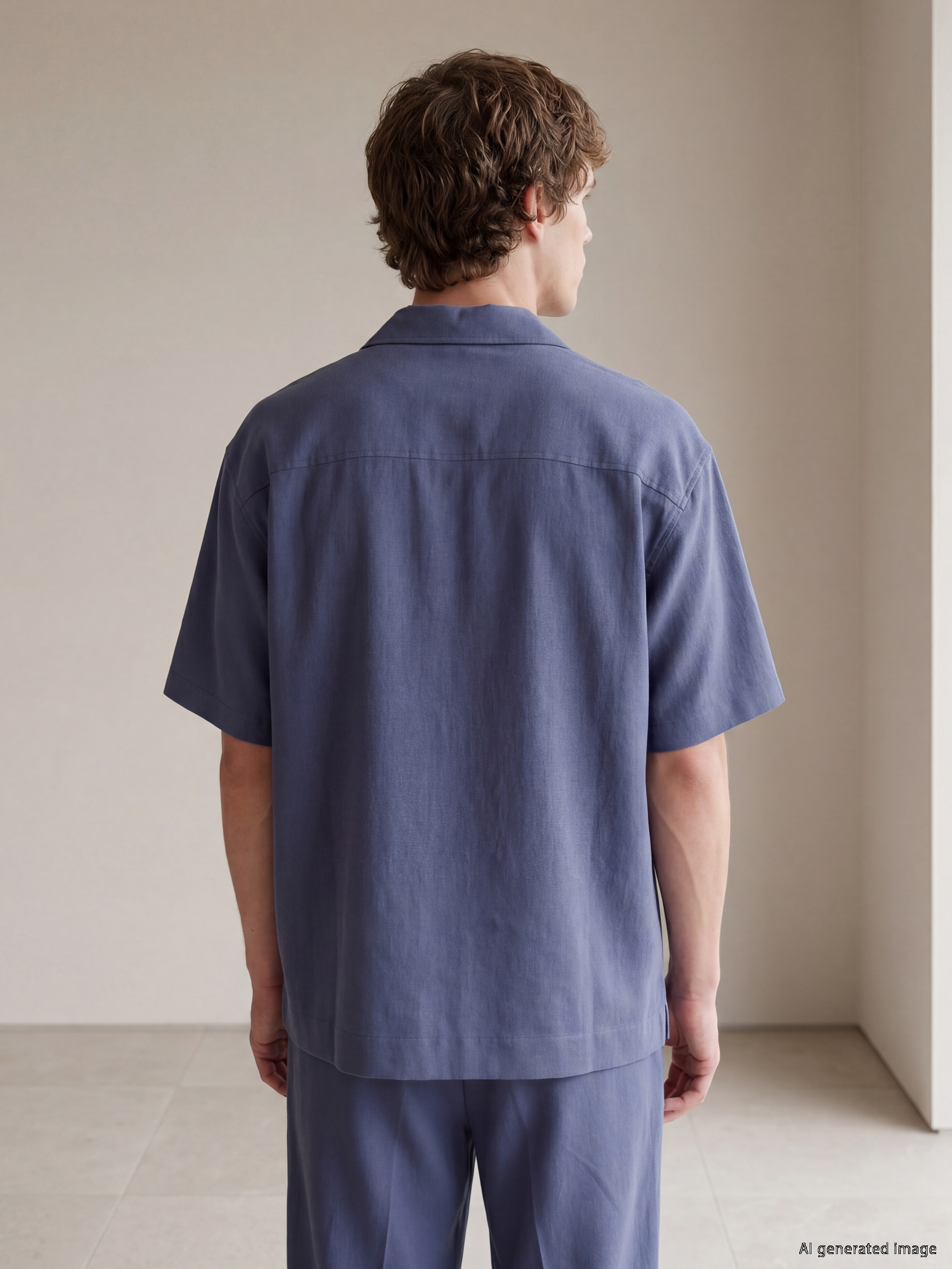 LCW Vision Loose Fit Erkek Gömlek görsel 4