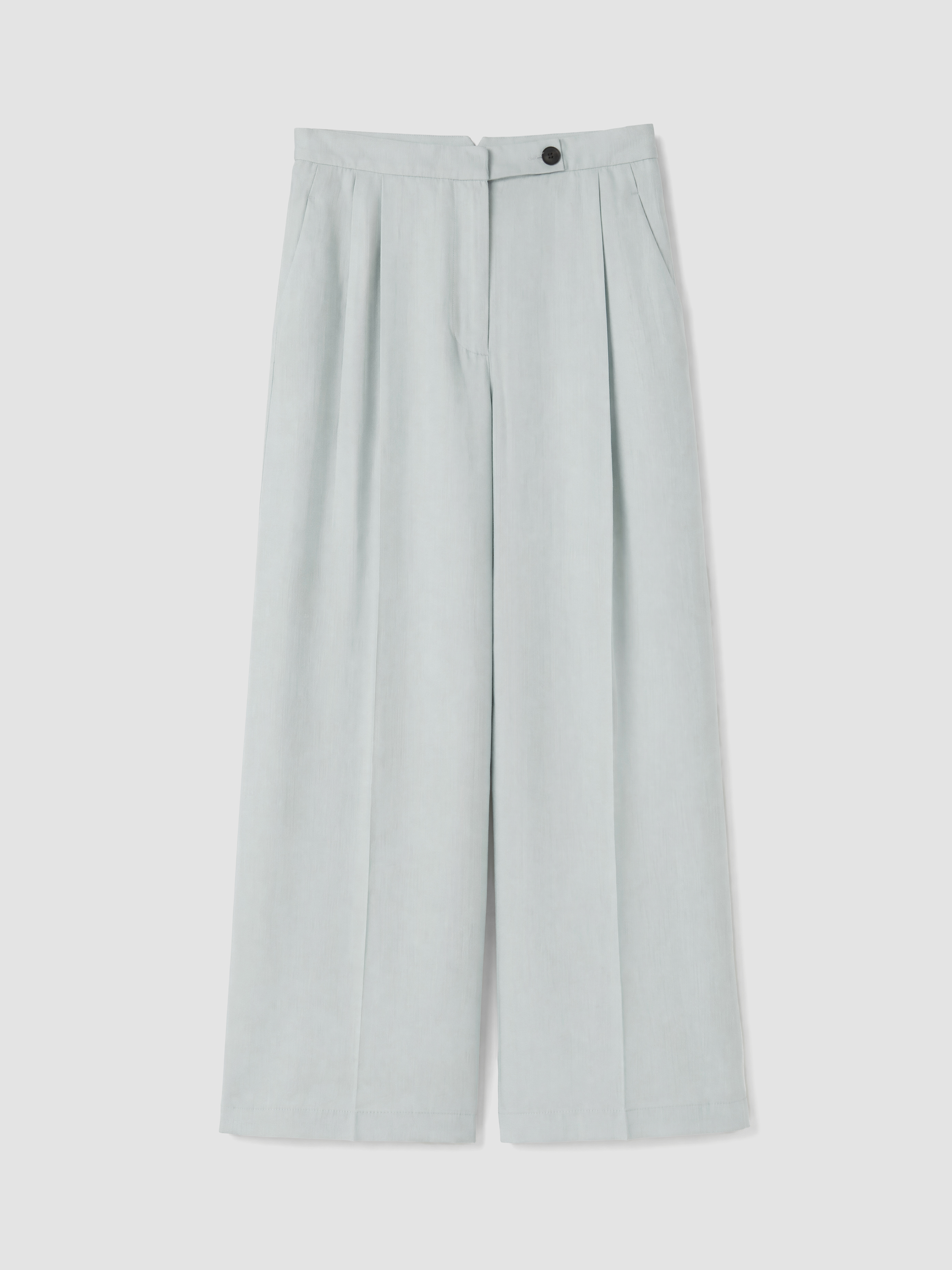 LCW Modest Loose Fit Kadın Pileli Kumaş Pantolon görsel 5