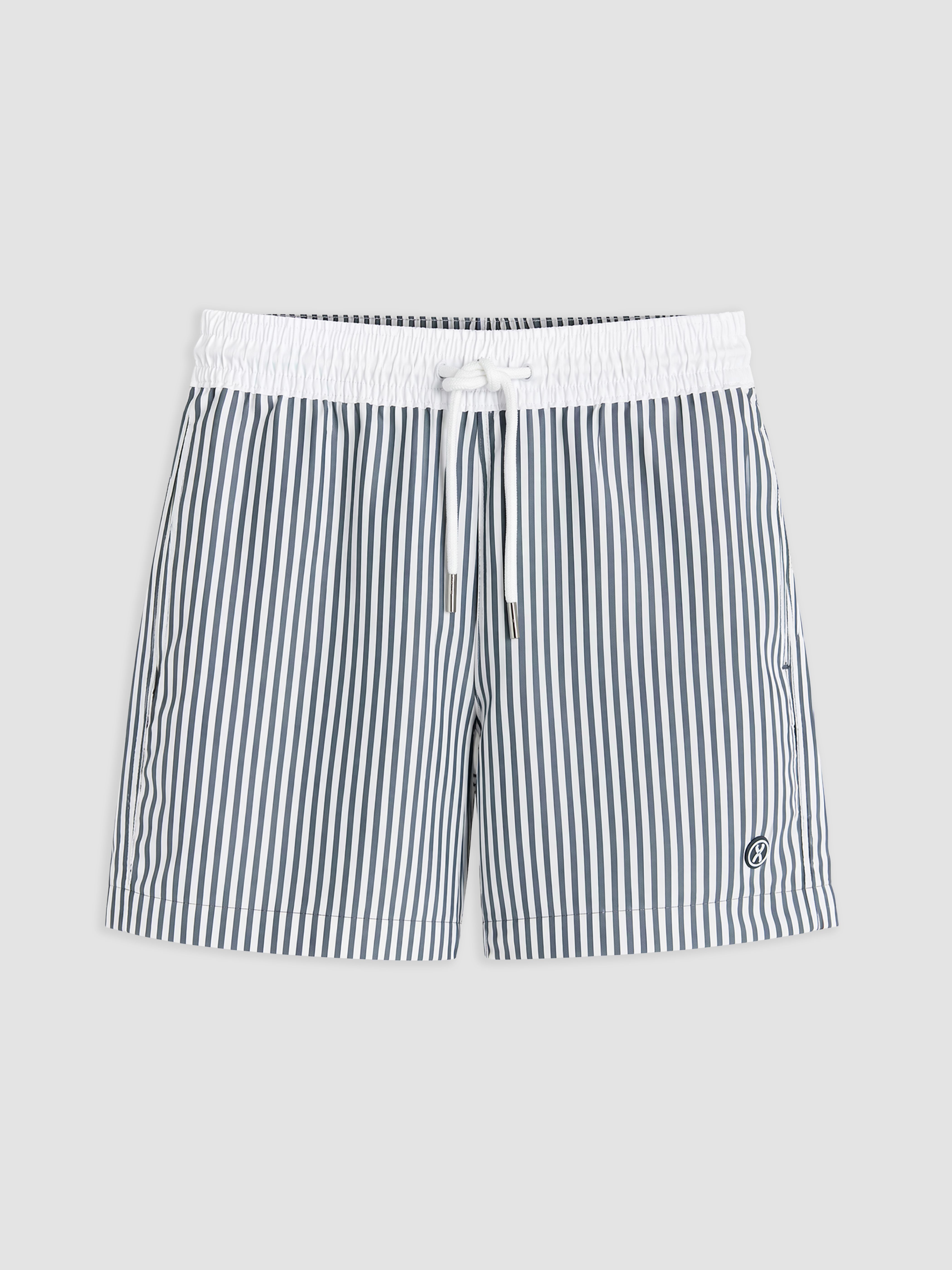 LCW SWIMWEAR Kısa Boy Çizgili Erkek Deniz Şortu görsel 5