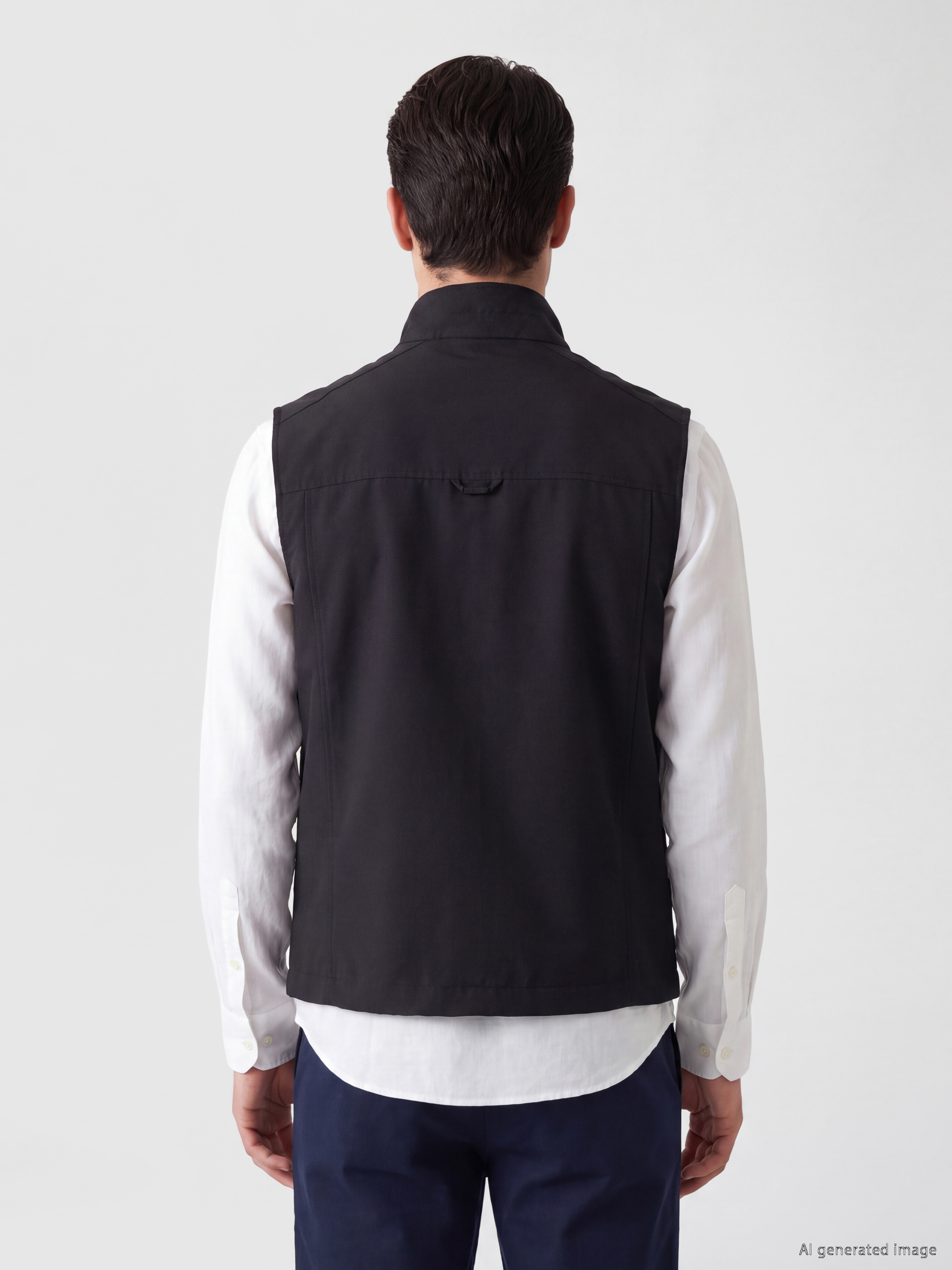 LCWAIKIKI Classic Regular Fit Dik Yaka Erkek Avcı Yeleği görsel 3