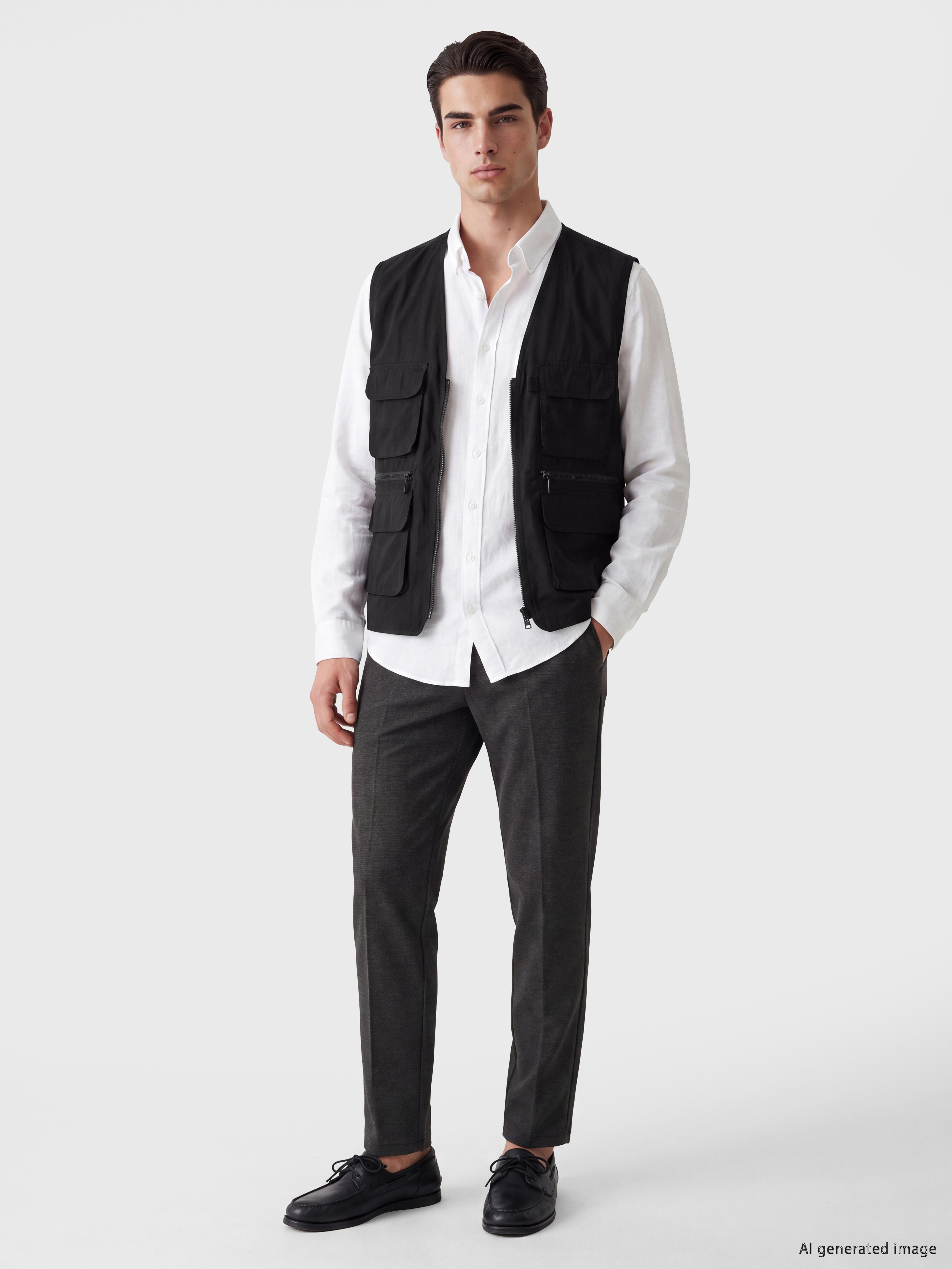 LCWAIKIKI Classic Regular Fit Erkek Avcı Yeleği görsel 2