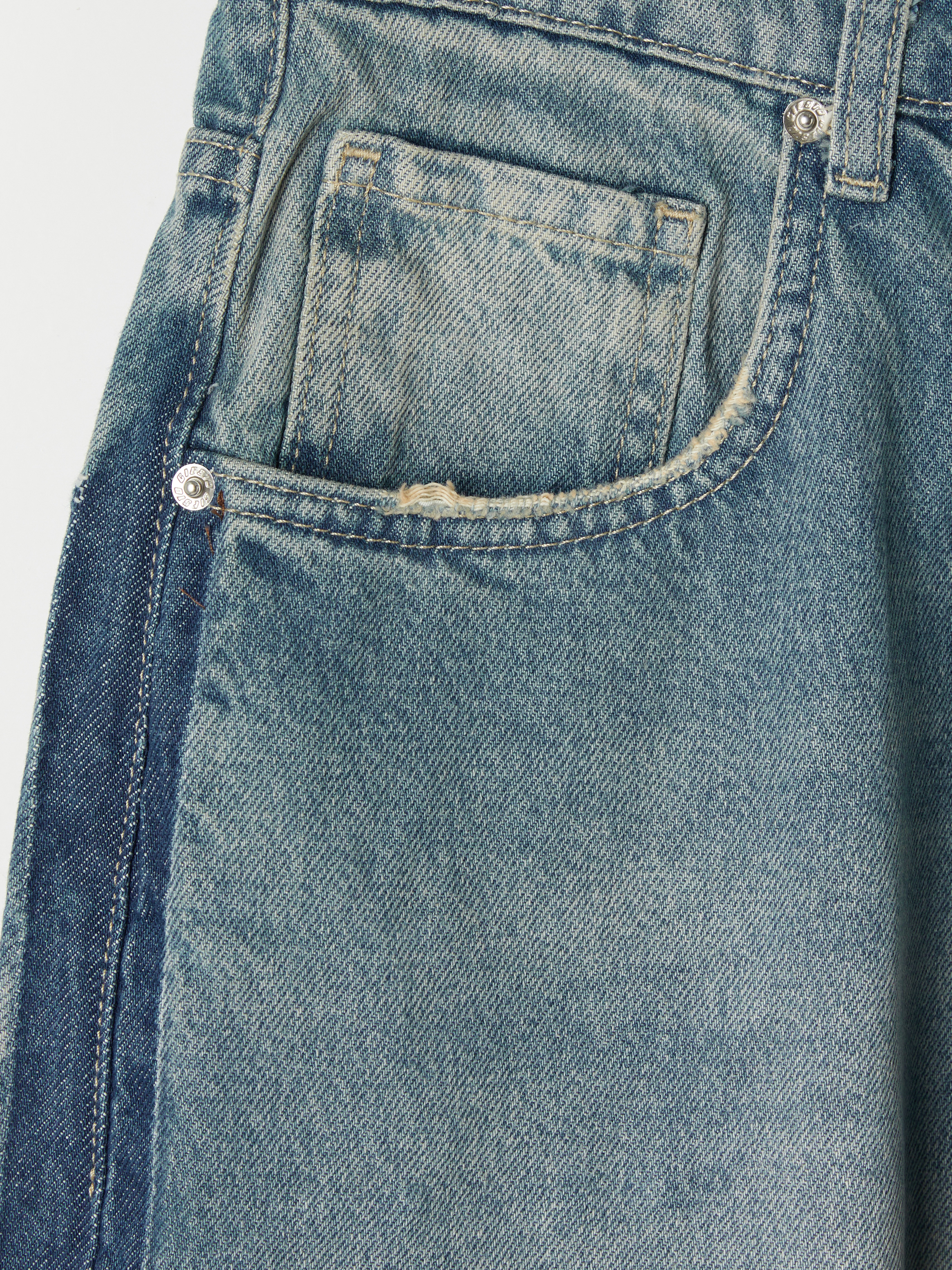 XSIDE Loose Fit Erkek Jean Şort görsel 6