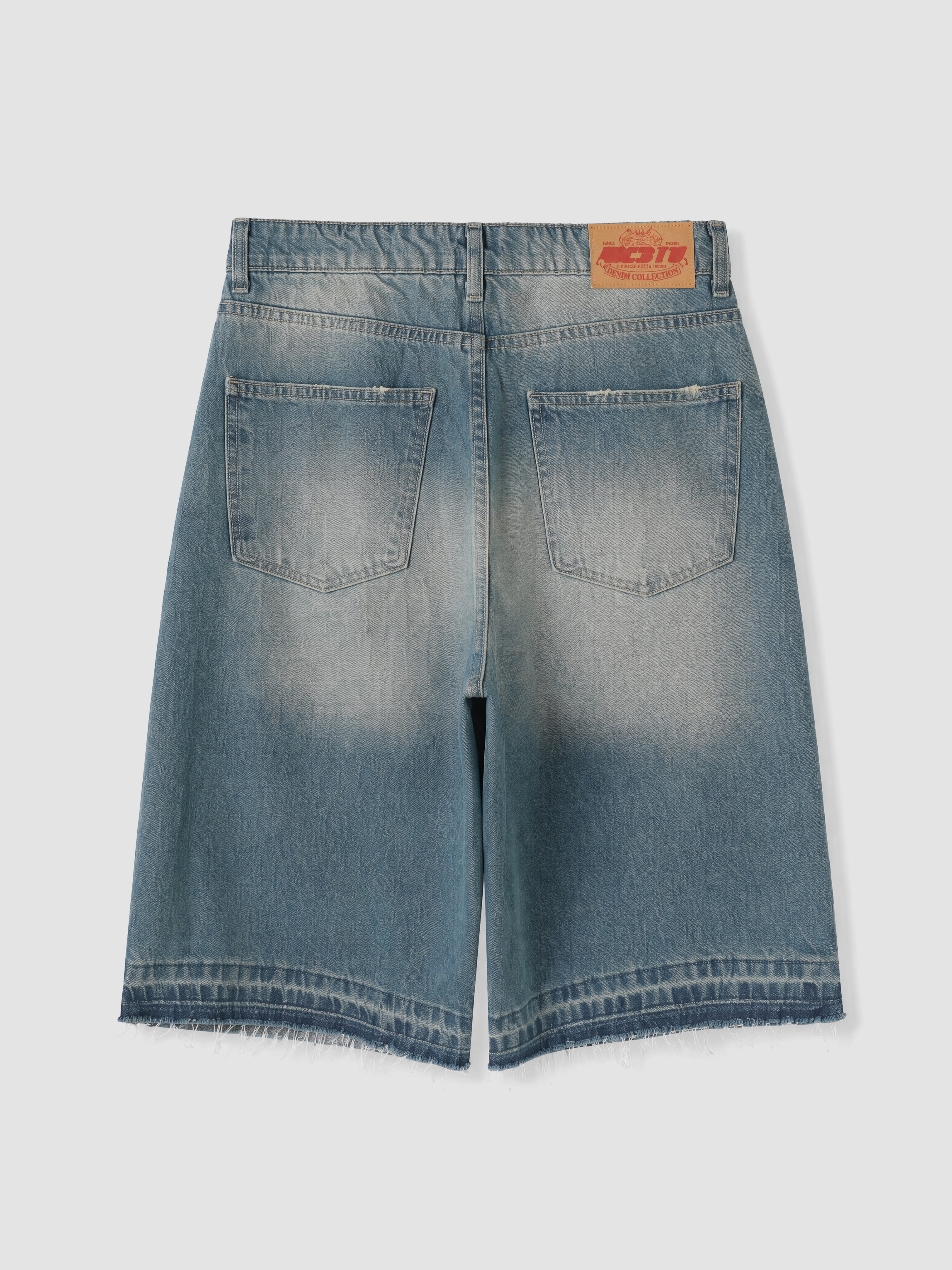XSIDE Loose Fit Erkek Jean Şort görsel 7