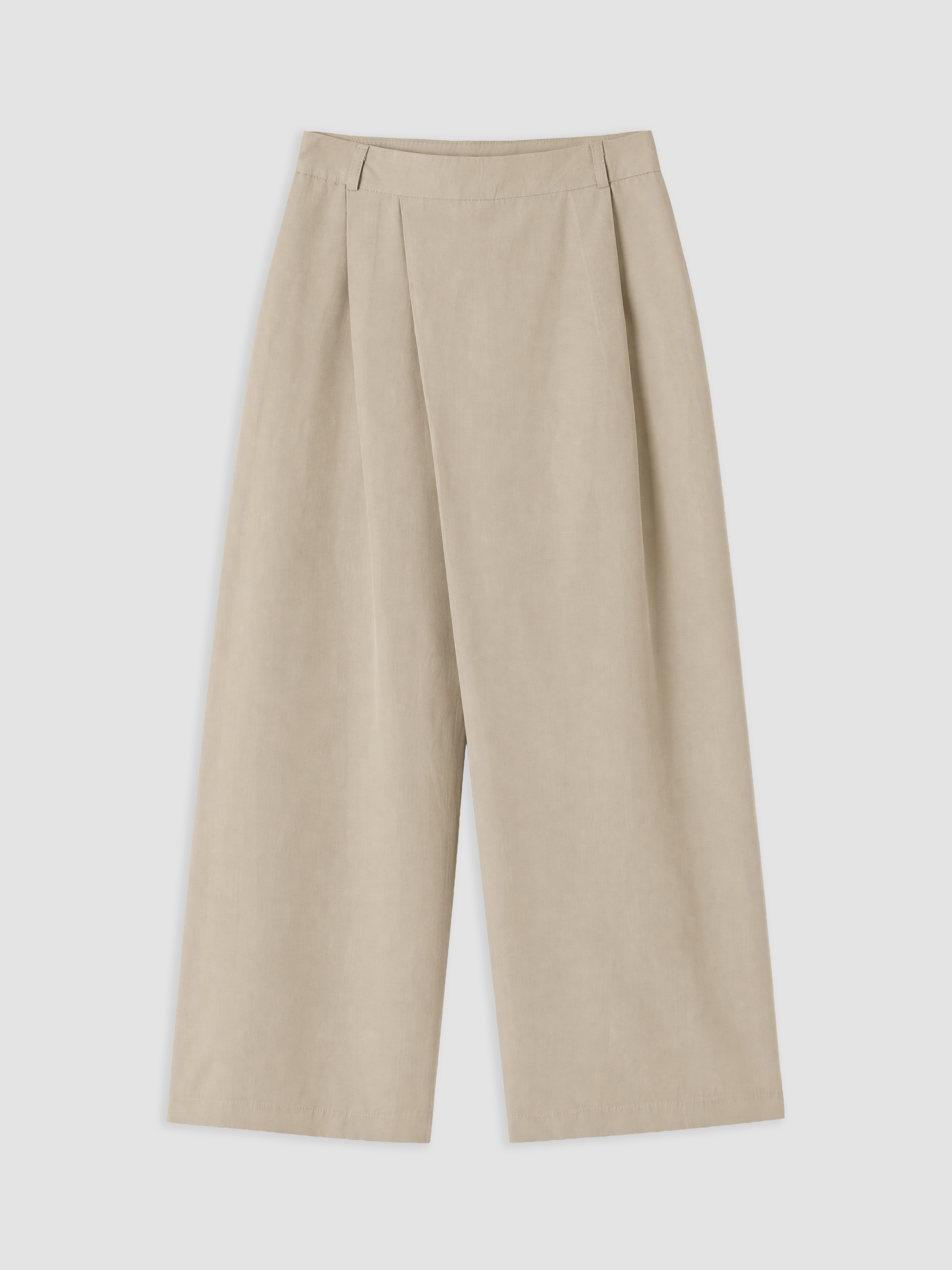 LCW Modest Regular Fit Asimetrik Dökümlü Kadın Pantolon görsel 4