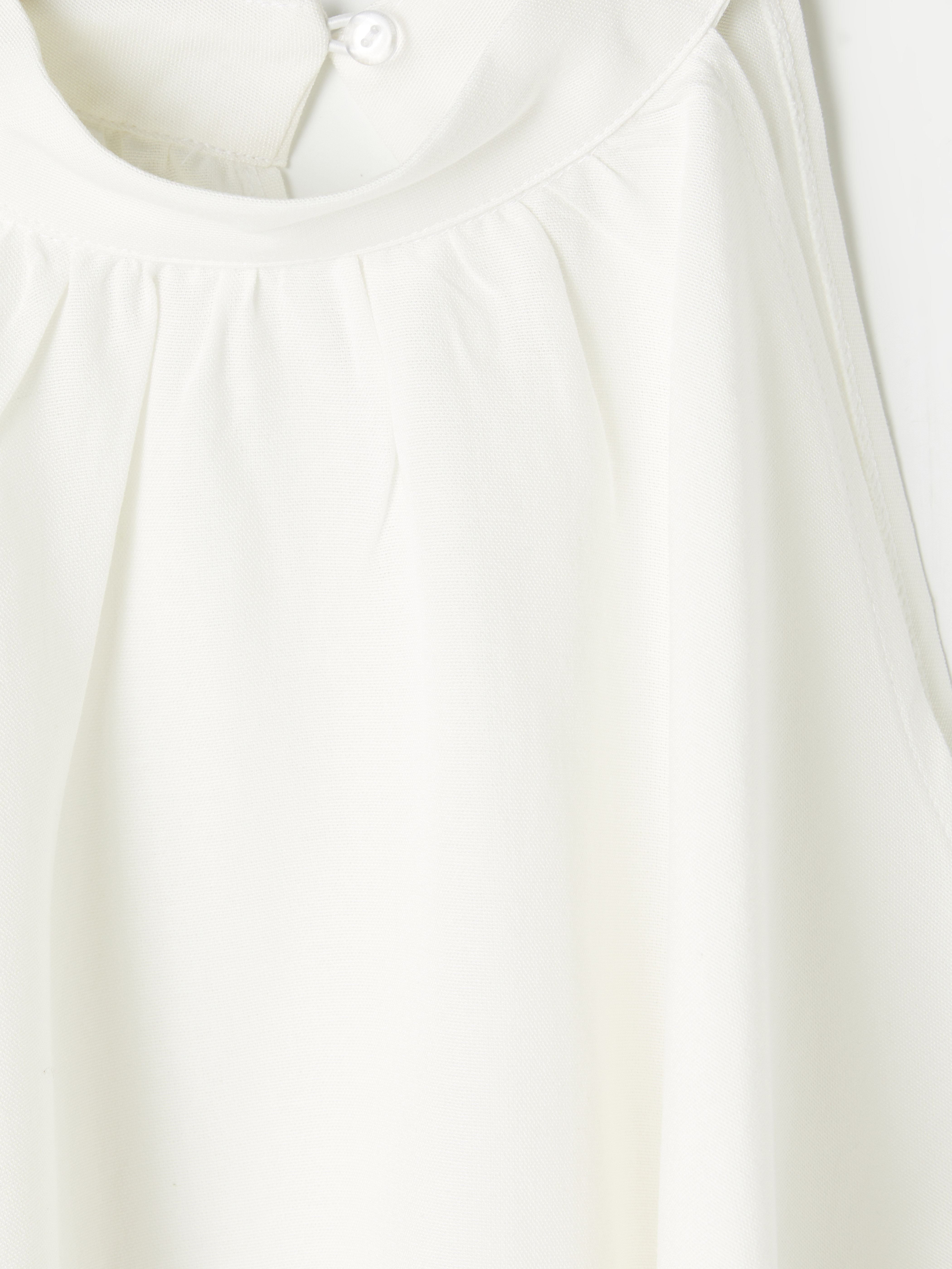 LCW Comfort Halter Yaka Beli Kuşaklı Oversize Bluz görsel 7