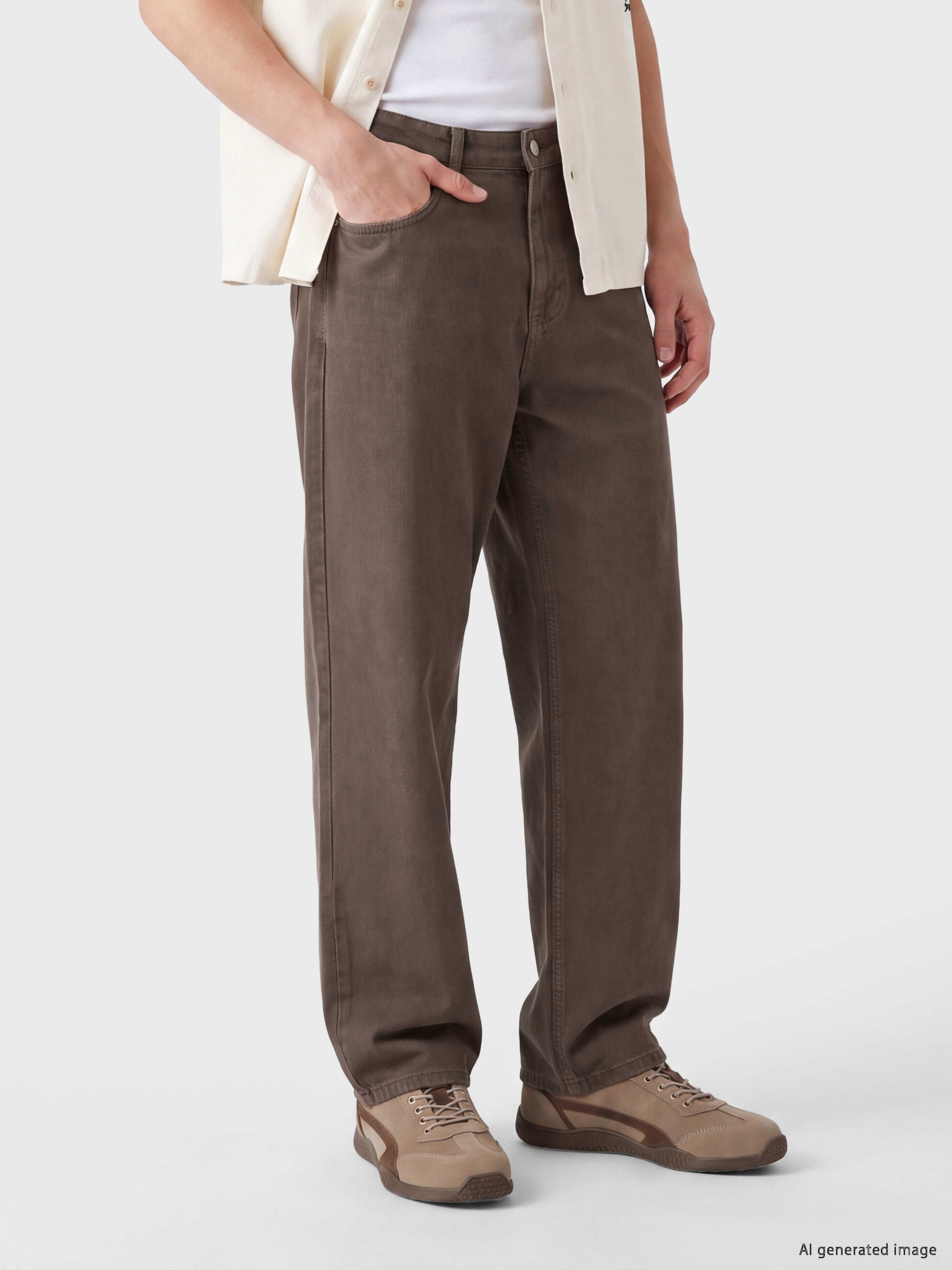 XSIDE Relax Fit Erkek Gabardin Pantolon görsel 2