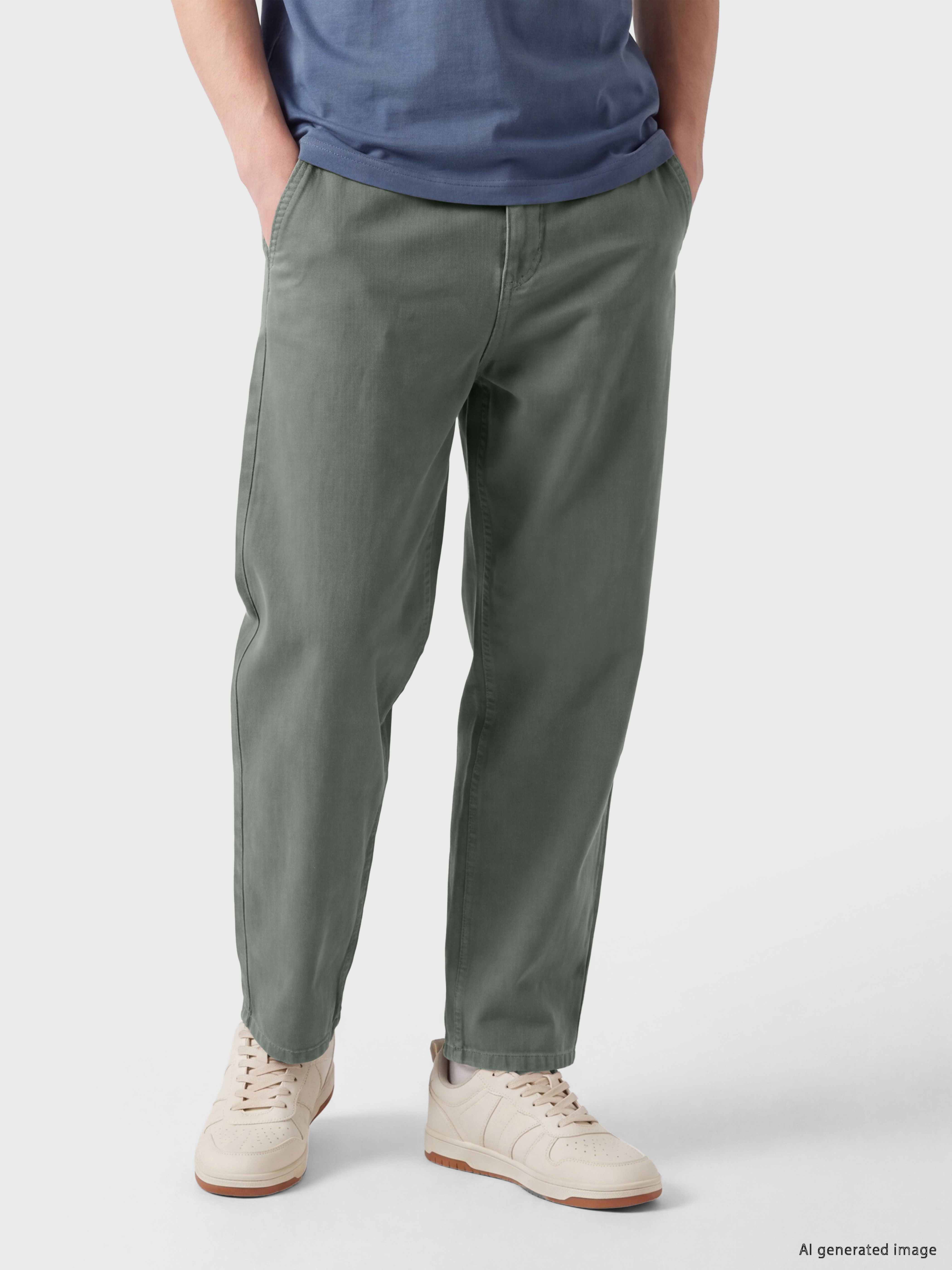 XSIDE Relax Fit Gabardin Erkek Pantolon görsel 2